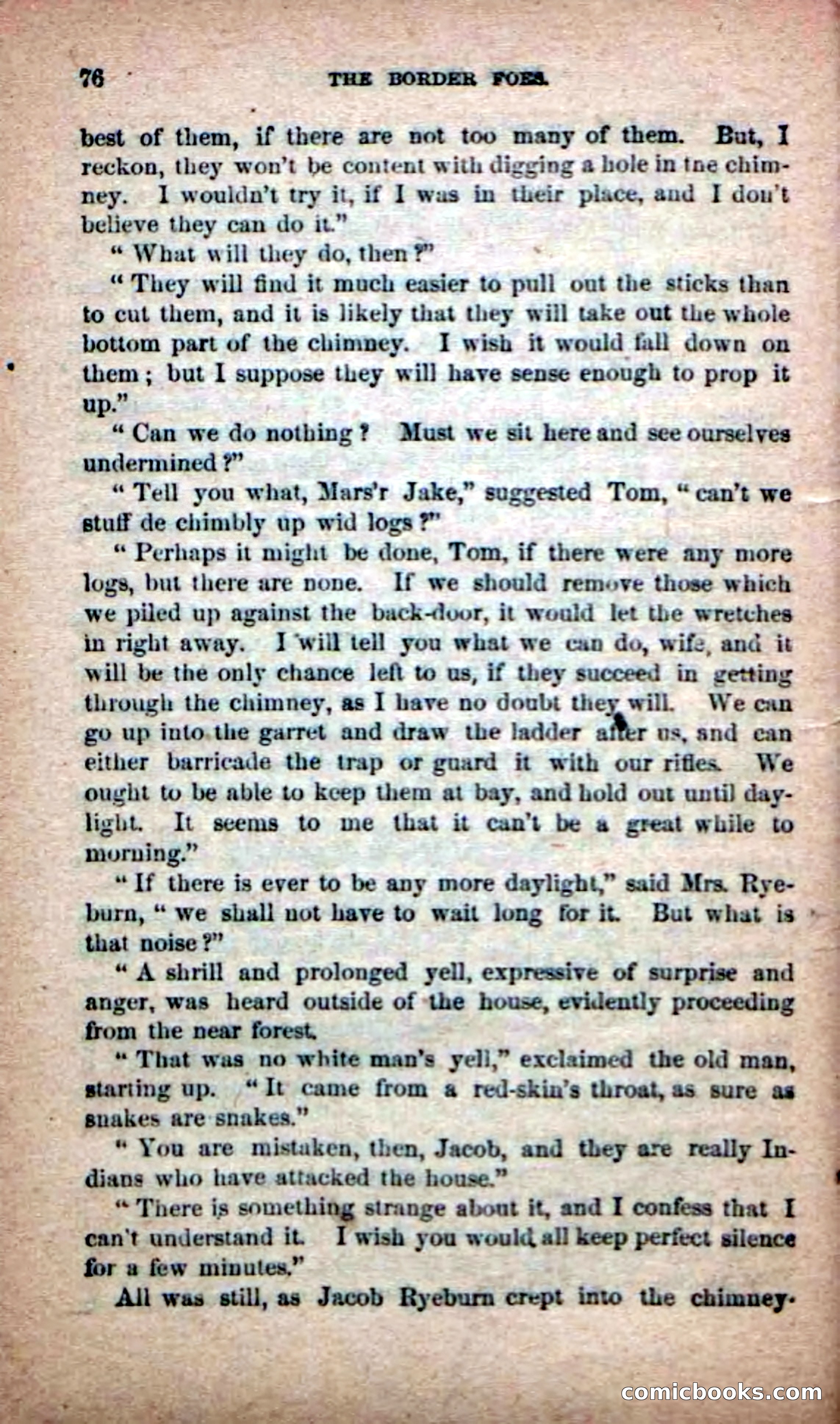 Beadle's Dime Novels No. 139: The Border Foes — page 74 of 100