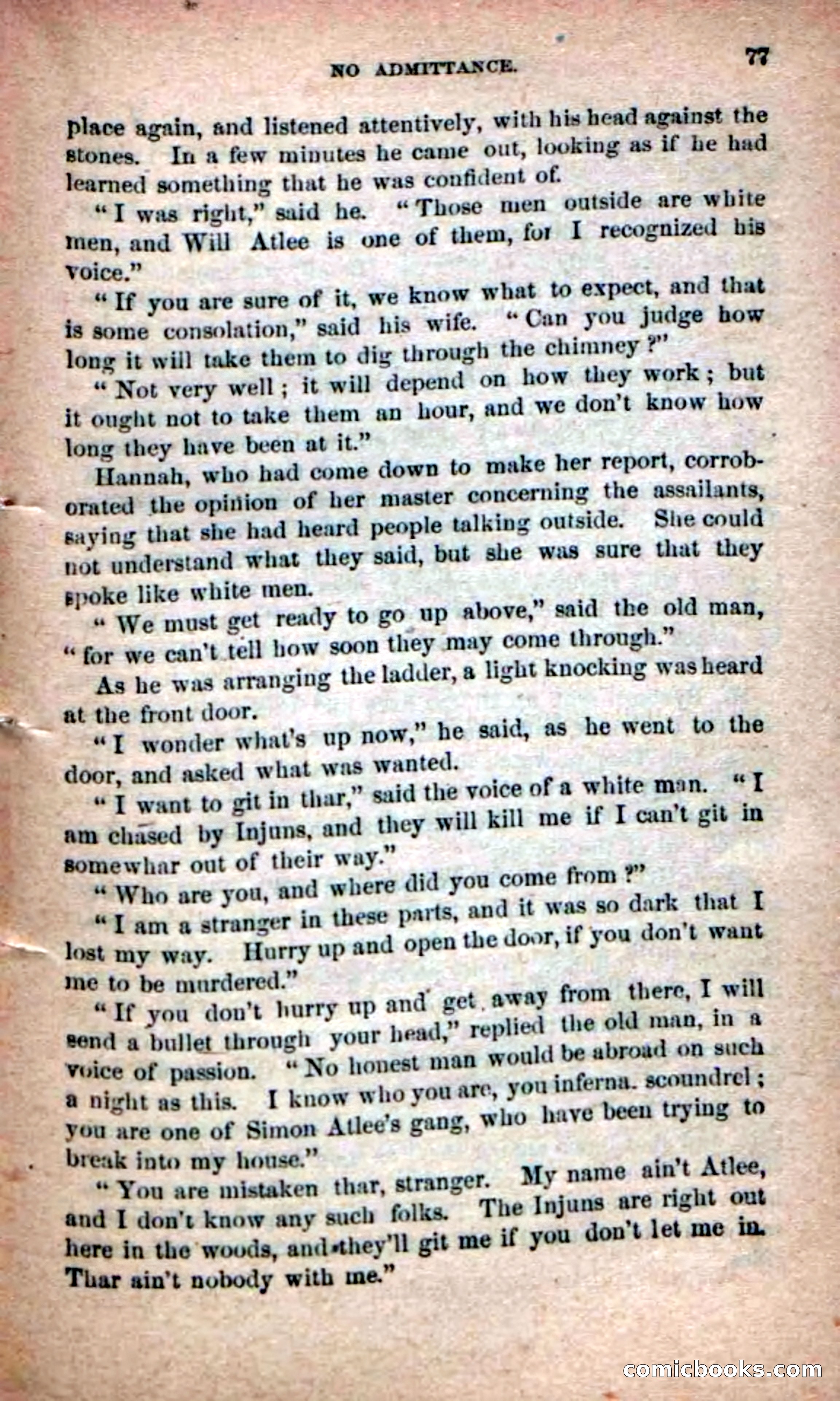 Beadle's Dime Novels No. 139: The Border Foes — page 75 of 100