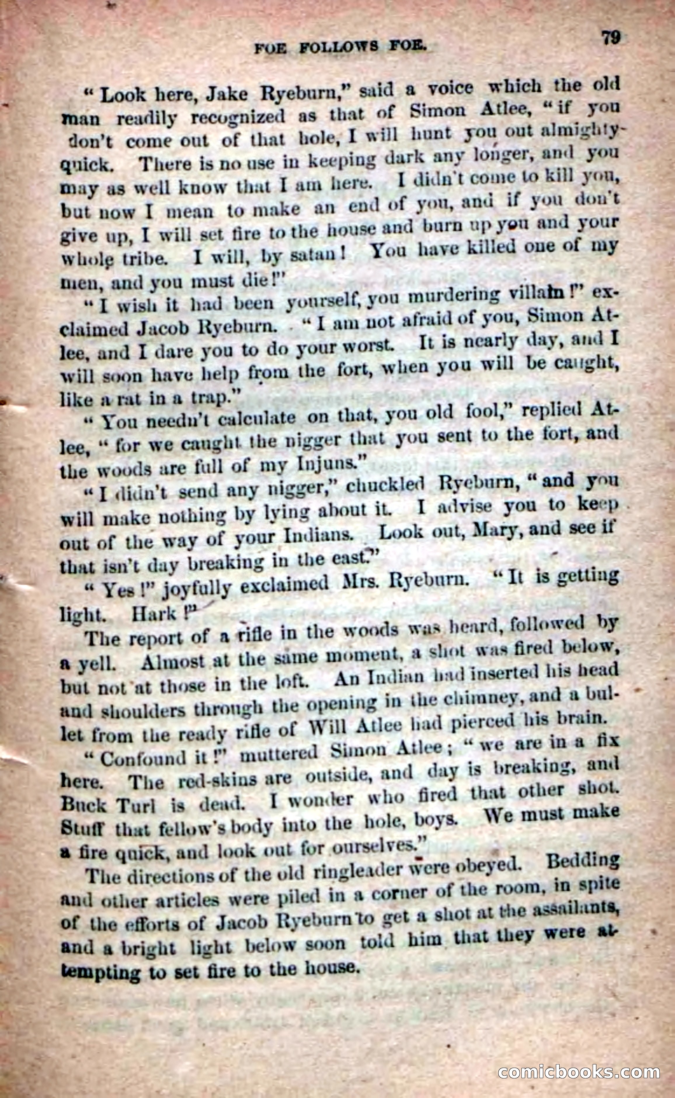Beadle's Dime Novels No. 139: The Border Foes — page 77 of 100