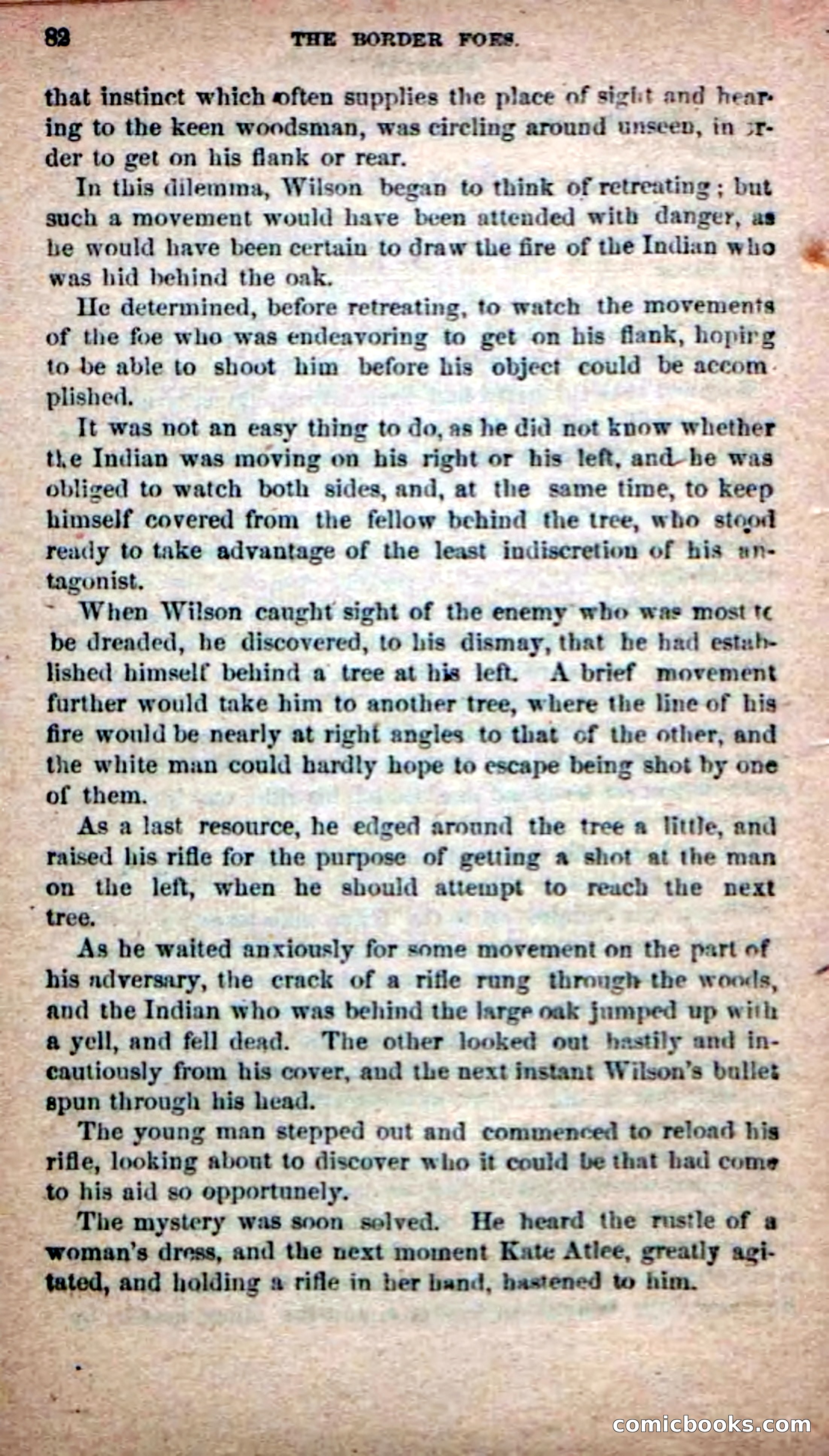Beadle's Dime Novels No. 139: The Border Foes — page 80 of 100