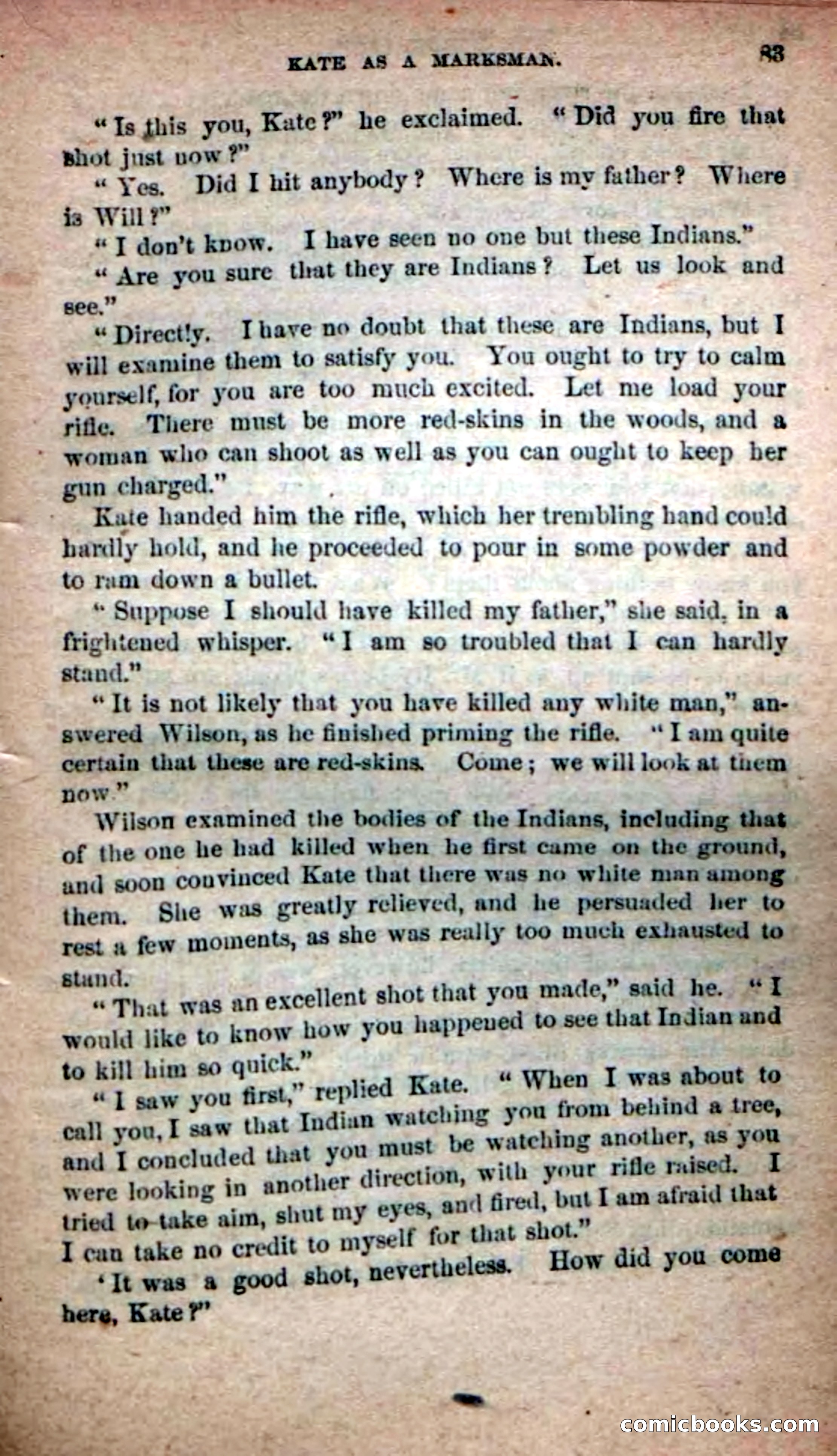 Beadle's Dime Novels No. 139: The Border Foes — page 81 of 100