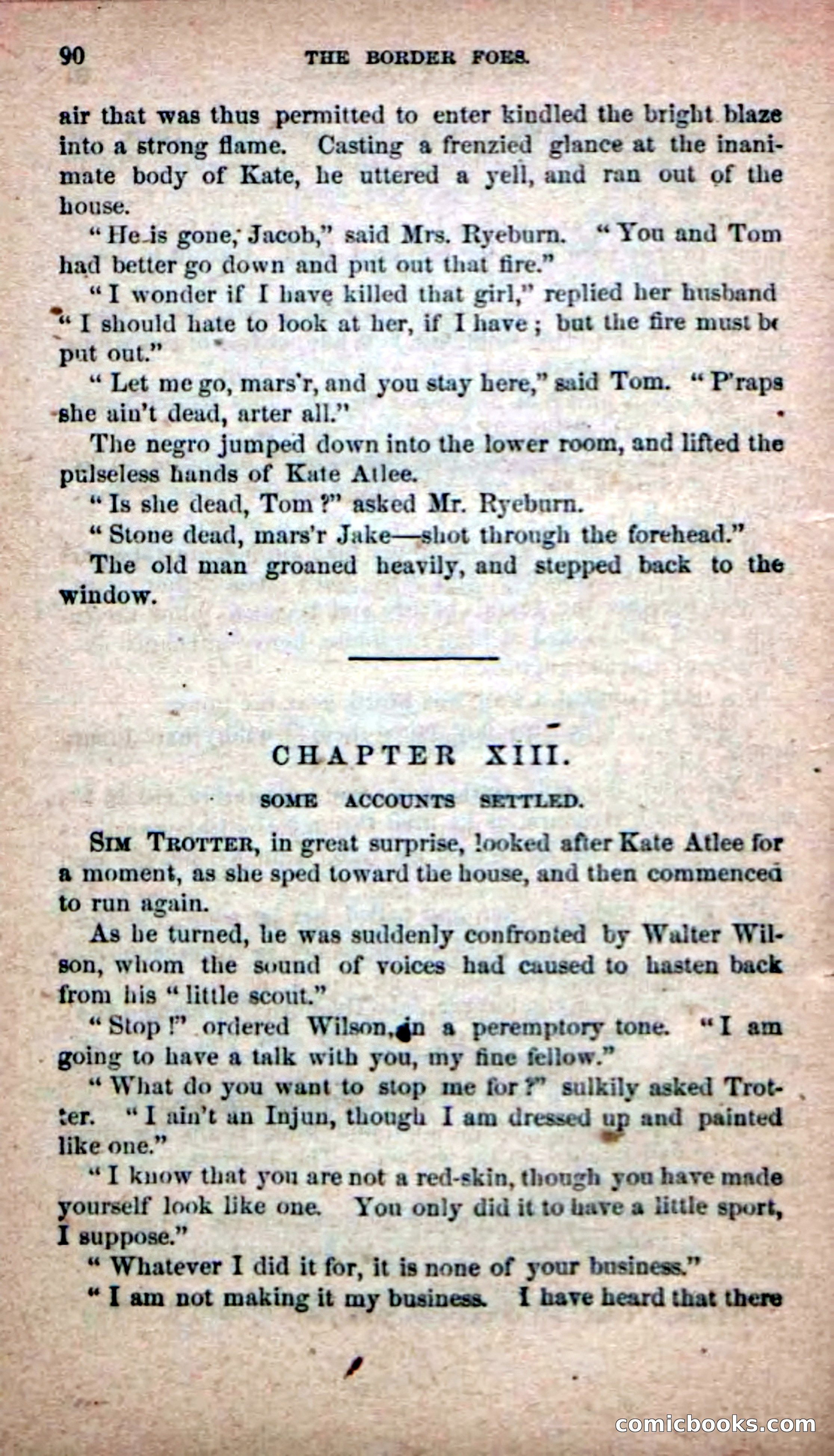 Beadle's Dime Novels No. 139: The Border Foes — page 88 of 100