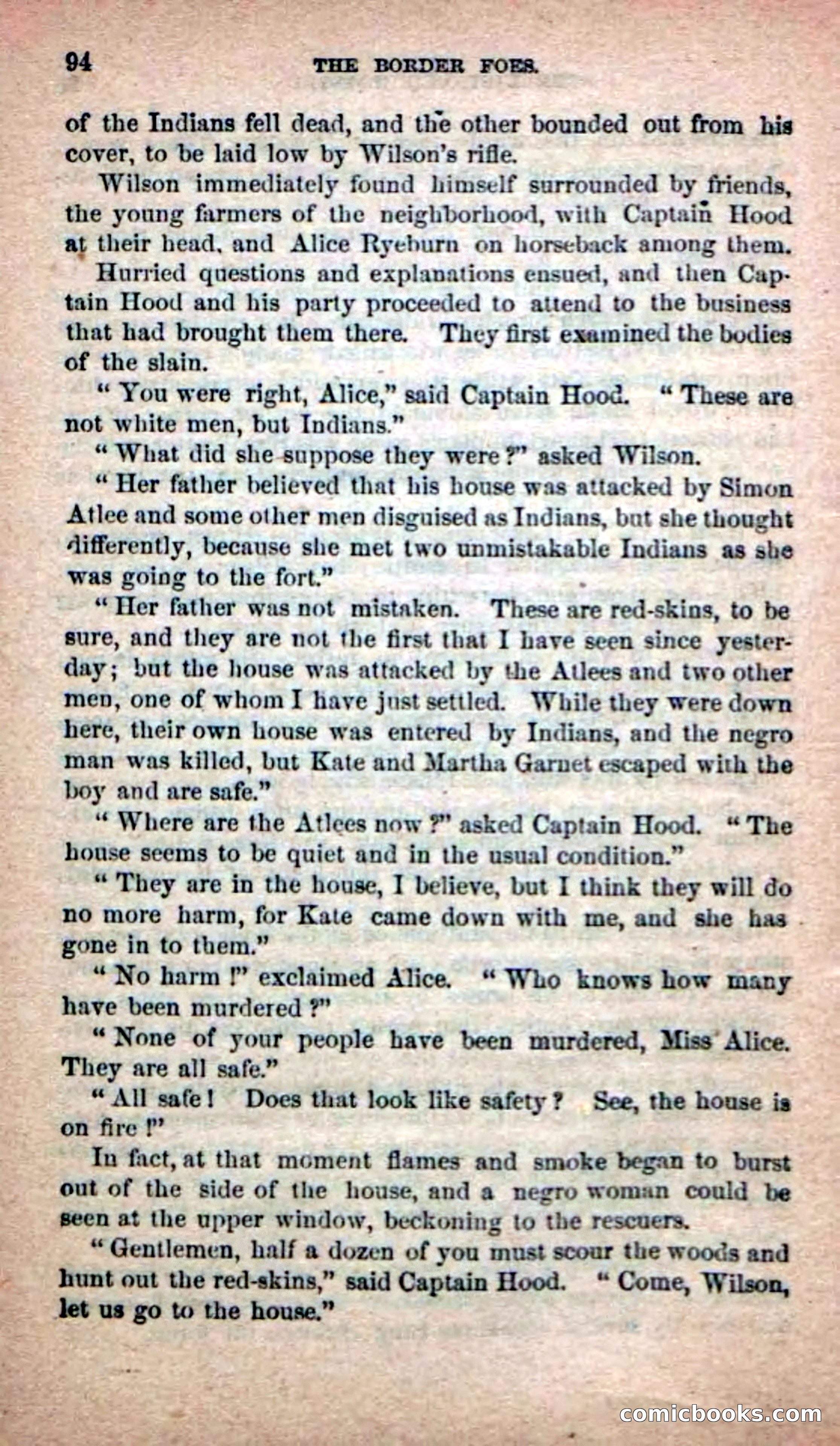 Beadle's Dime Novels No. 139: The Border Foes — page 92 of 100