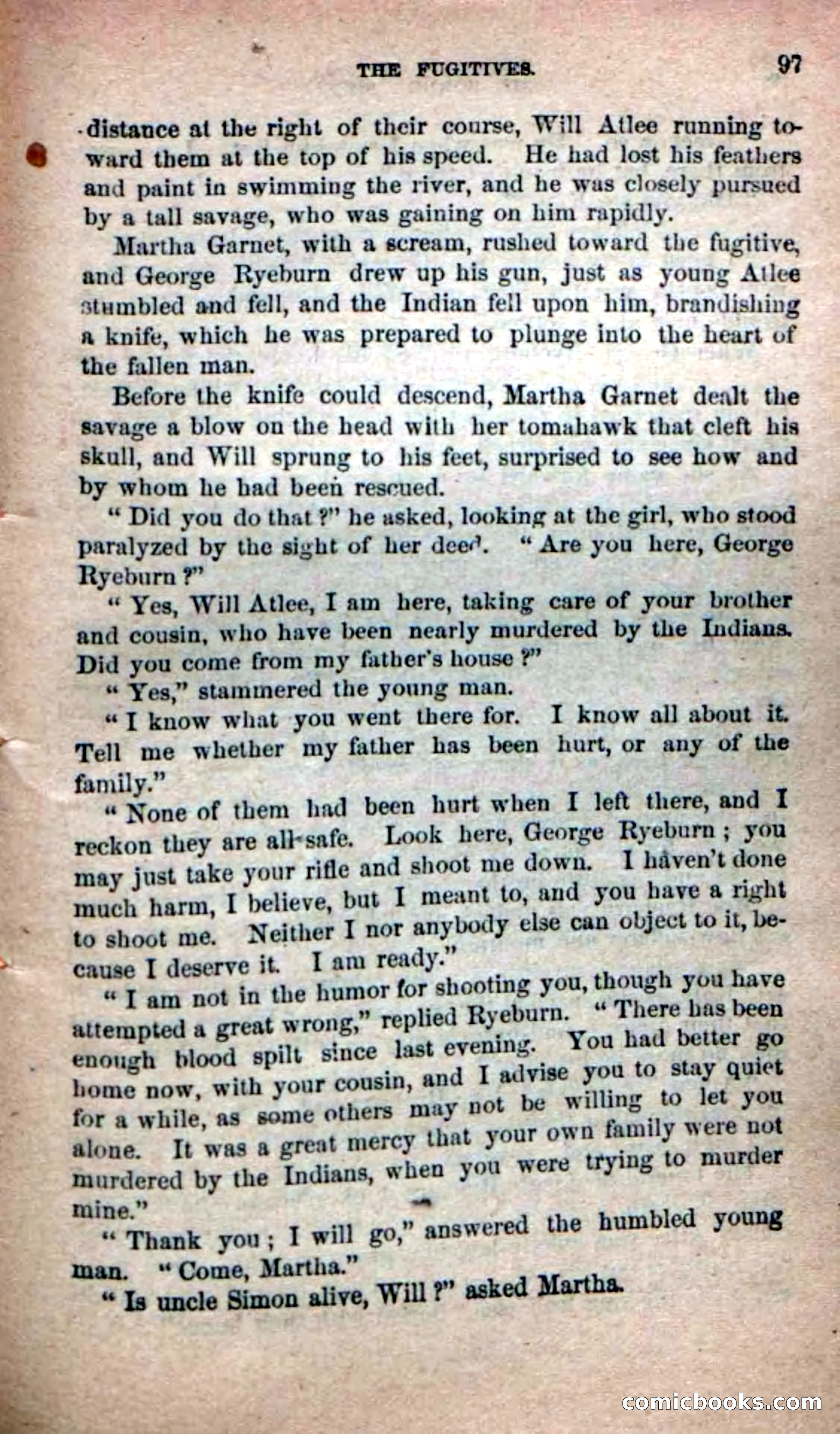 Beadle's Dime Novels No. 139: The Border Foes — page 95 of 100