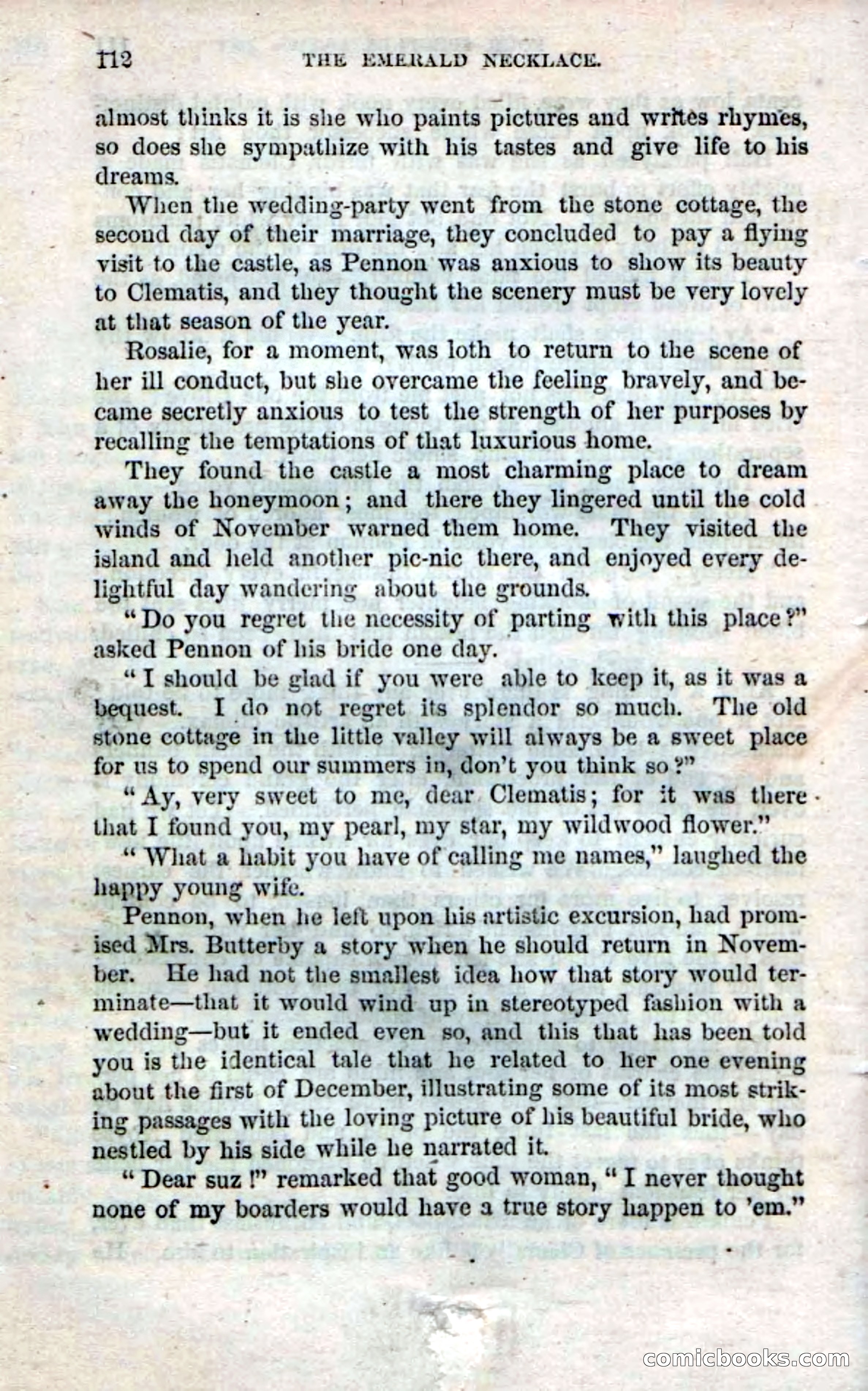 Beadle's Dime Novels No. 14 — page 114 of 116