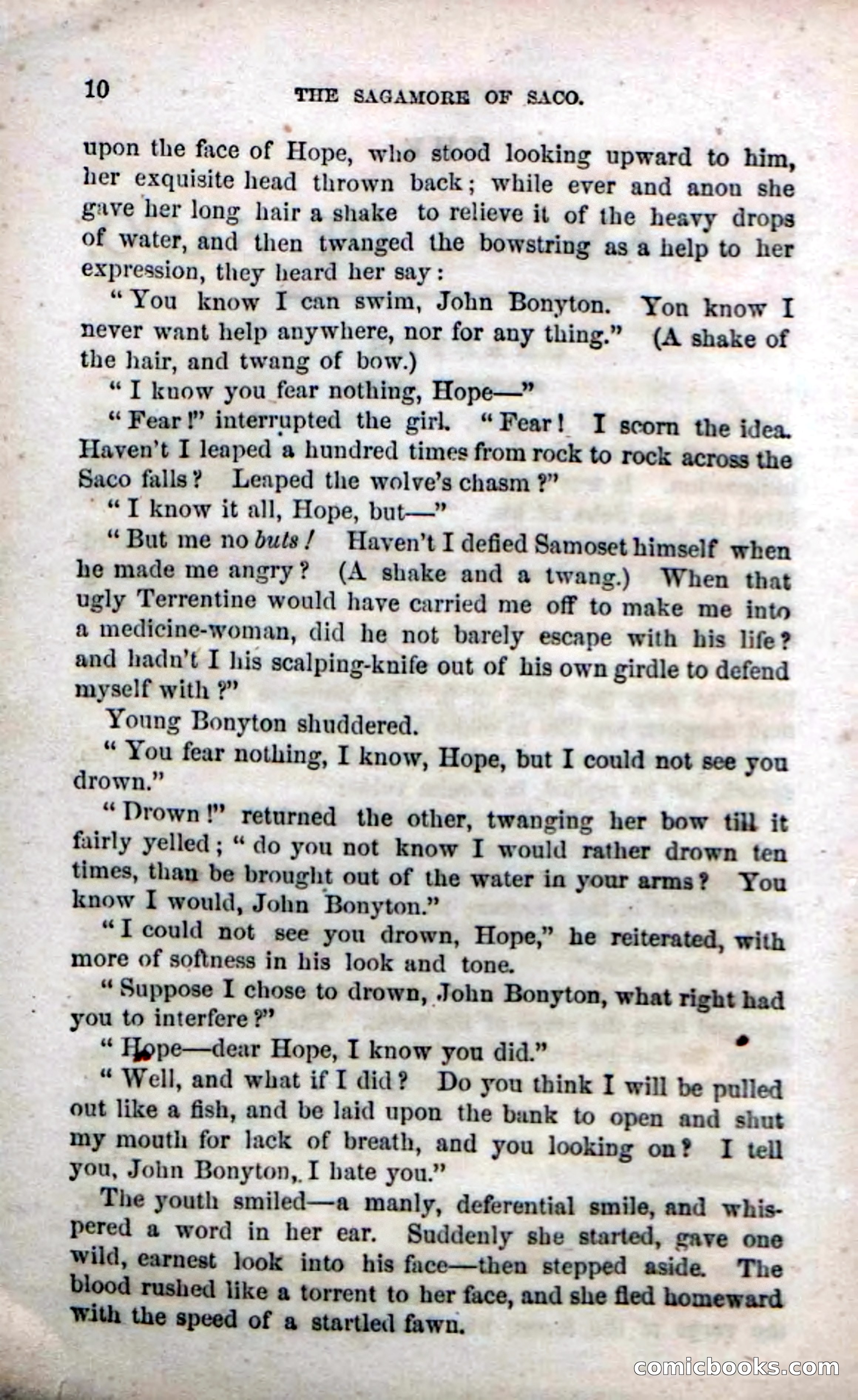 Beadle's Dime Novels No. 142: The Sagamore of Saco — page 8 of 116