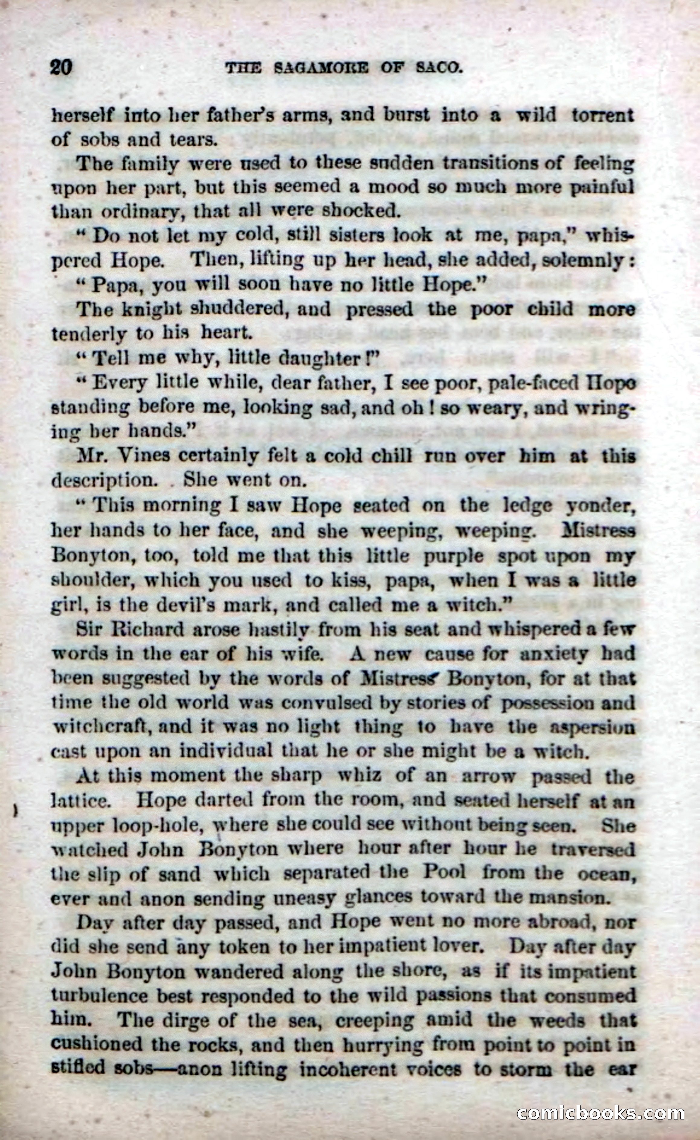 Beadle's Dime Novels No. 142: The Sagamore of Saco — page 18 of 116