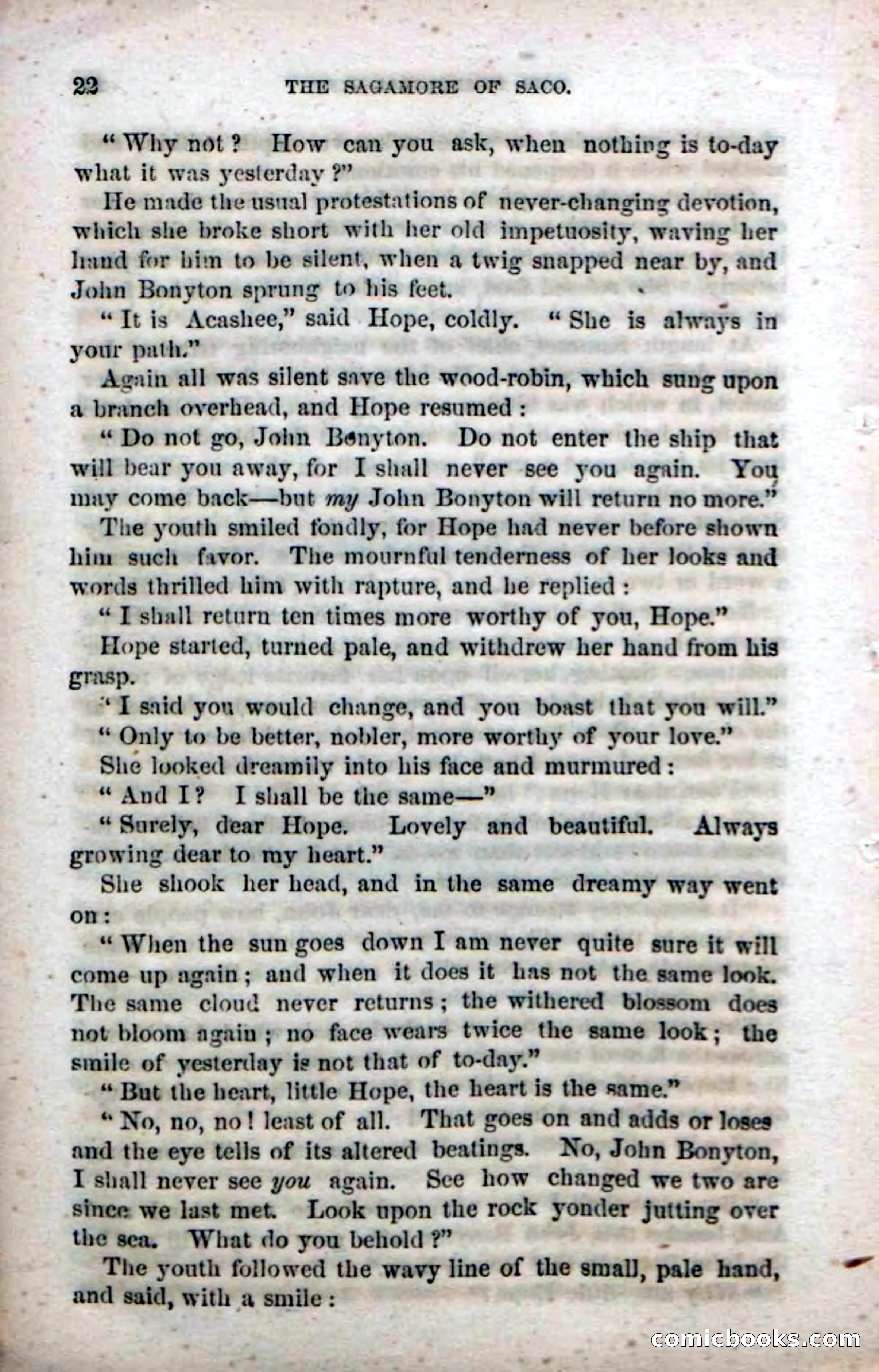 Beadle's Dime Novels No. 142: The Sagamore of Saco — page 20 of 116