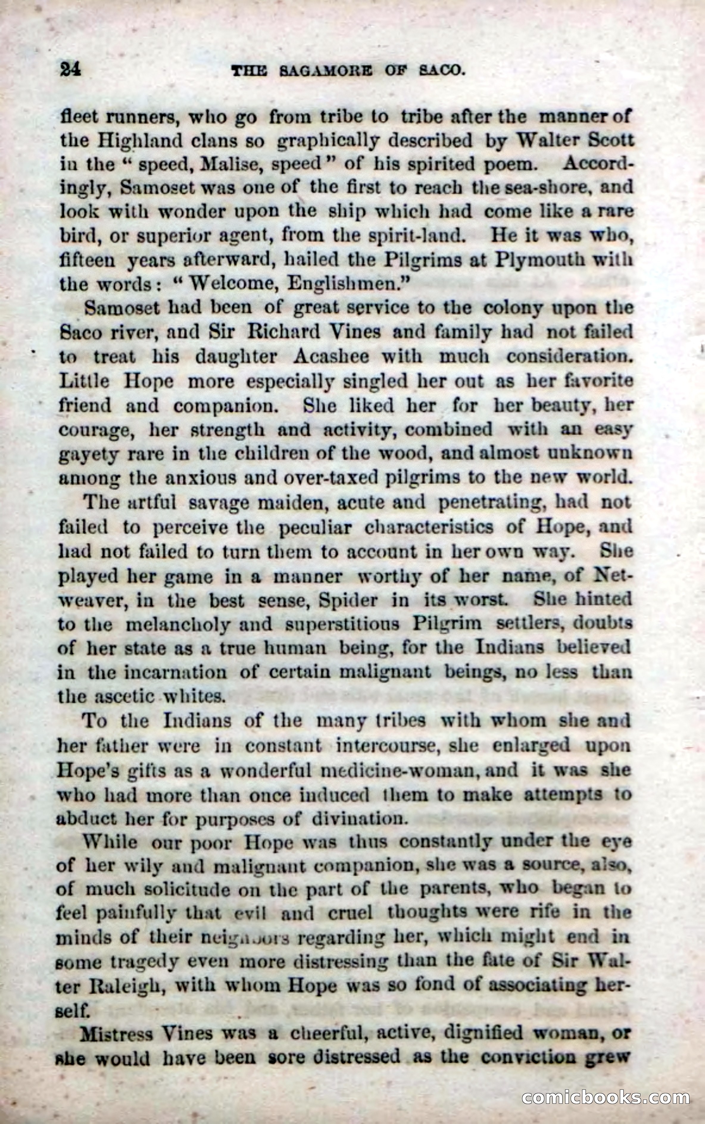 Beadle's Dime Novels No. 142: The Sagamore of Saco — page 22 of 116
