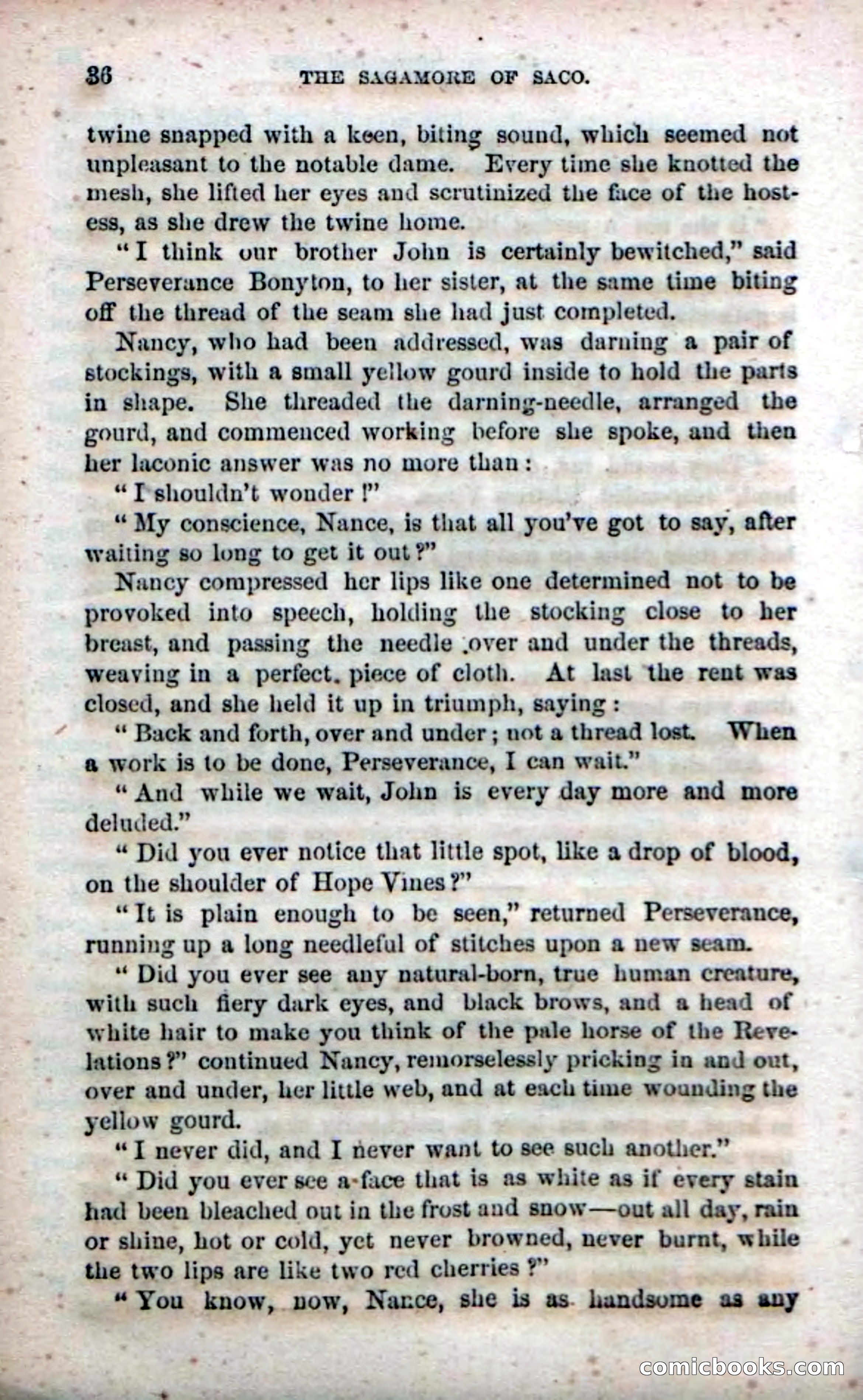 Beadle's Dime Novels No. 142: The Sagamore of Saco — page 34 of 116