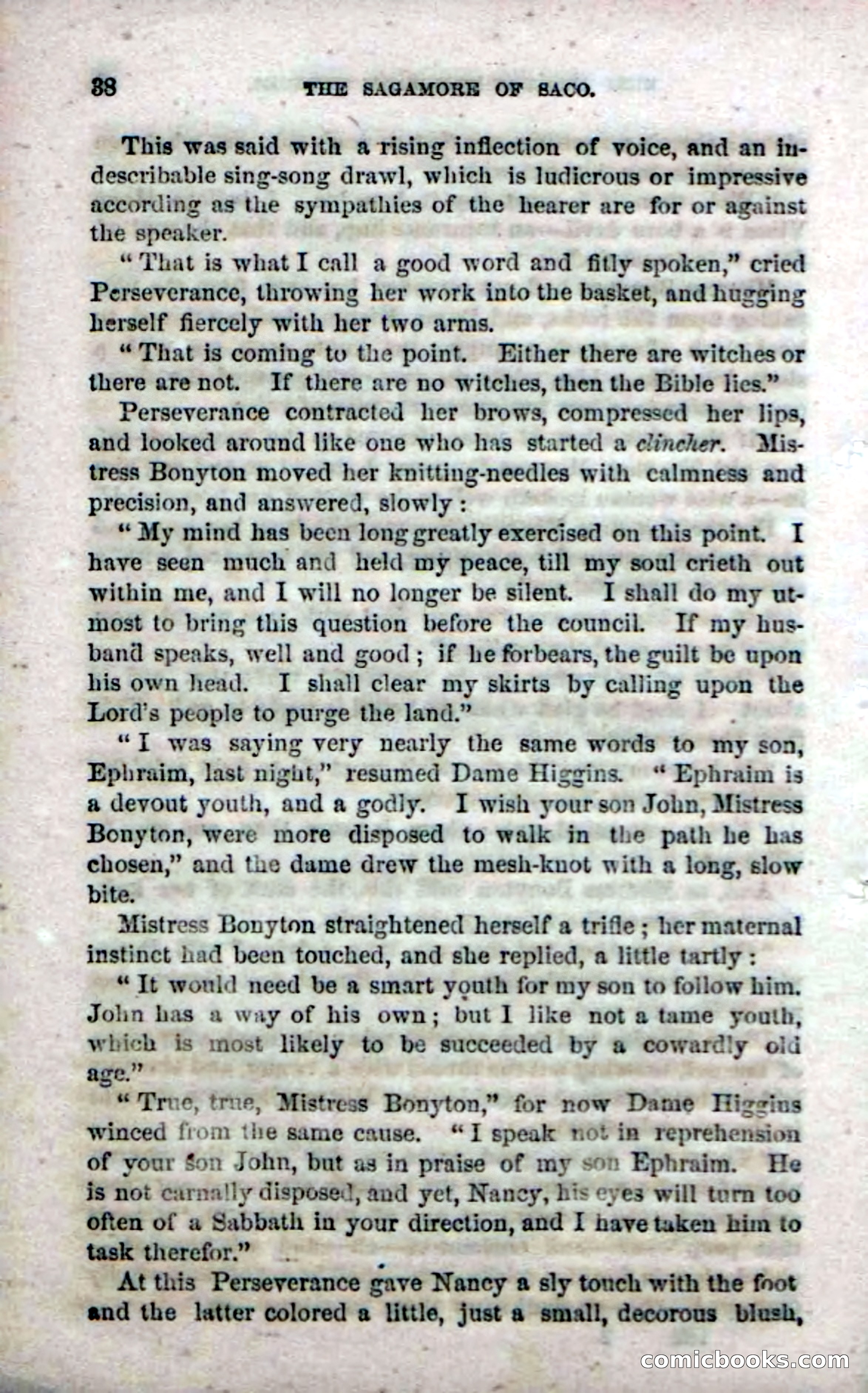 Beadle's Dime Novels No. 142: The Sagamore of Saco — page 36 of 116