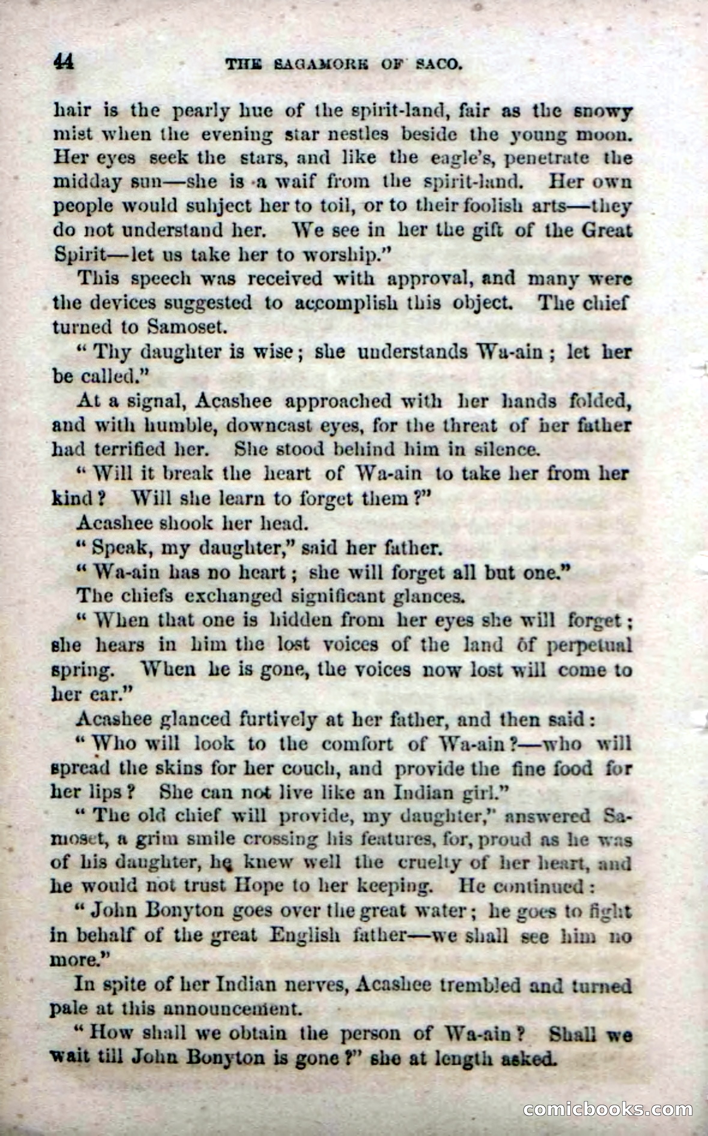 Beadle's Dime Novels No. 142: The Sagamore of Saco — page 42 of 116