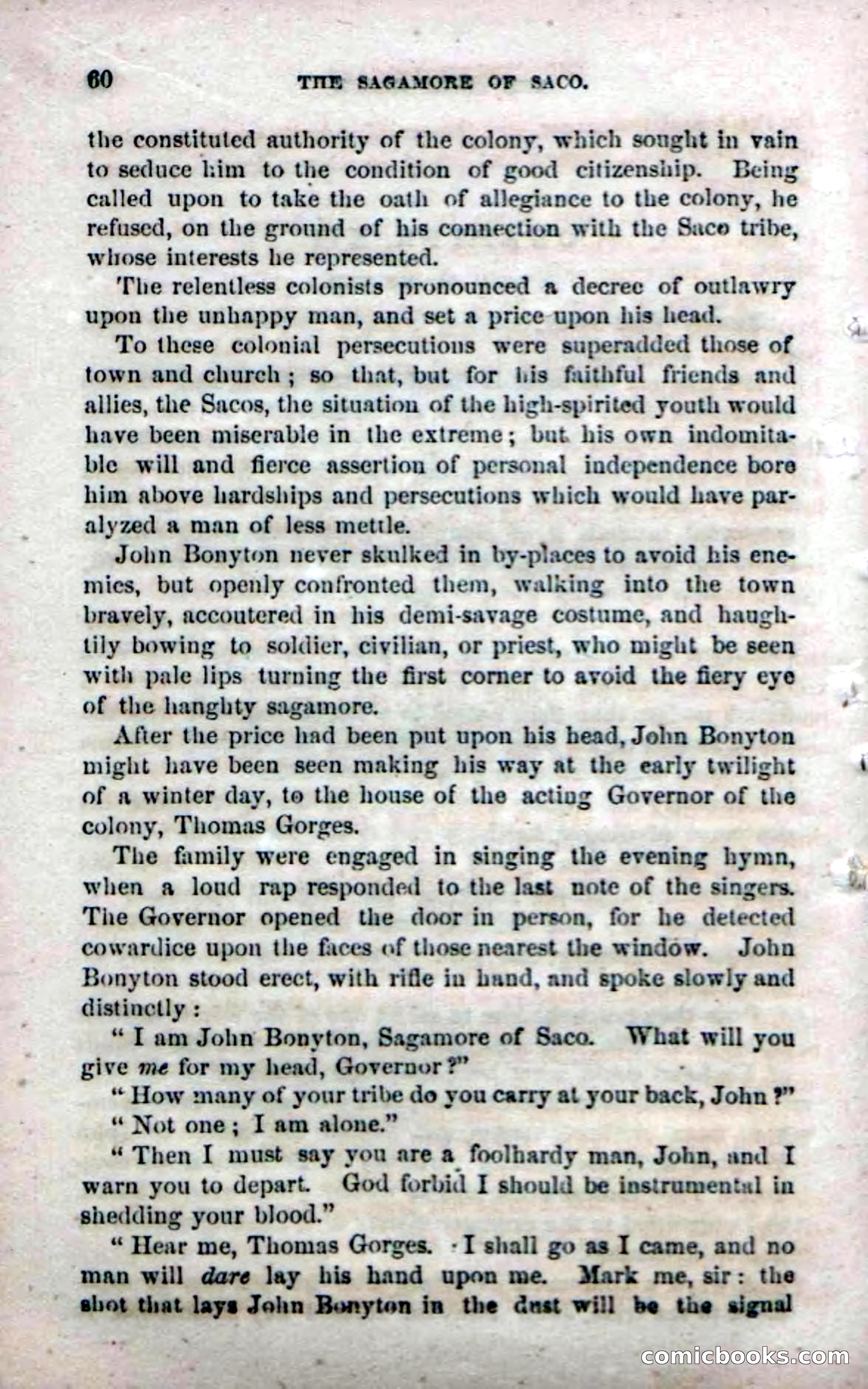 Beadle's Dime Novels No. 142: The Sagamore of Saco — page 58 of 116