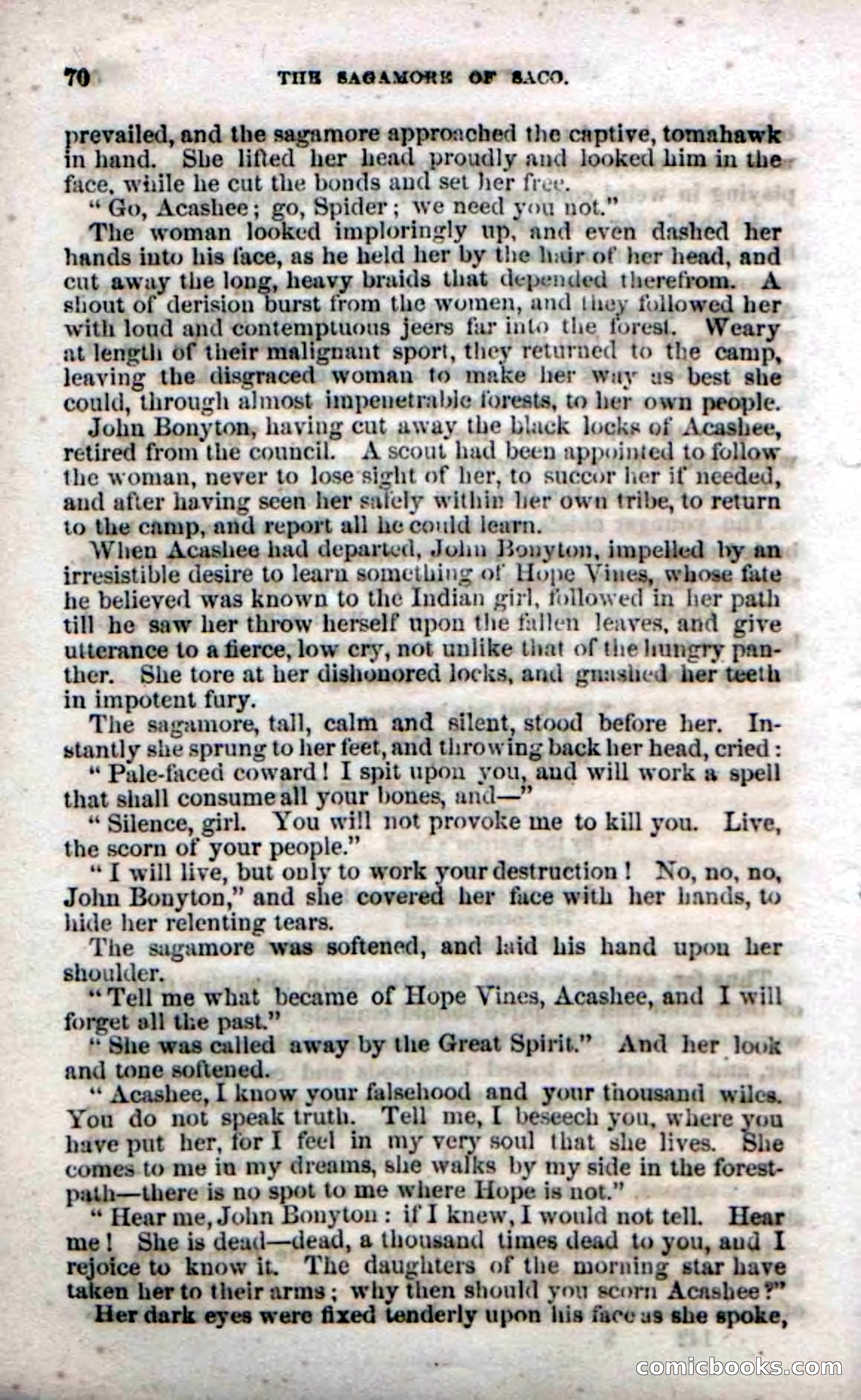 Beadle's Dime Novels No. 142: The Sagamore of Saco — page 68 of 116