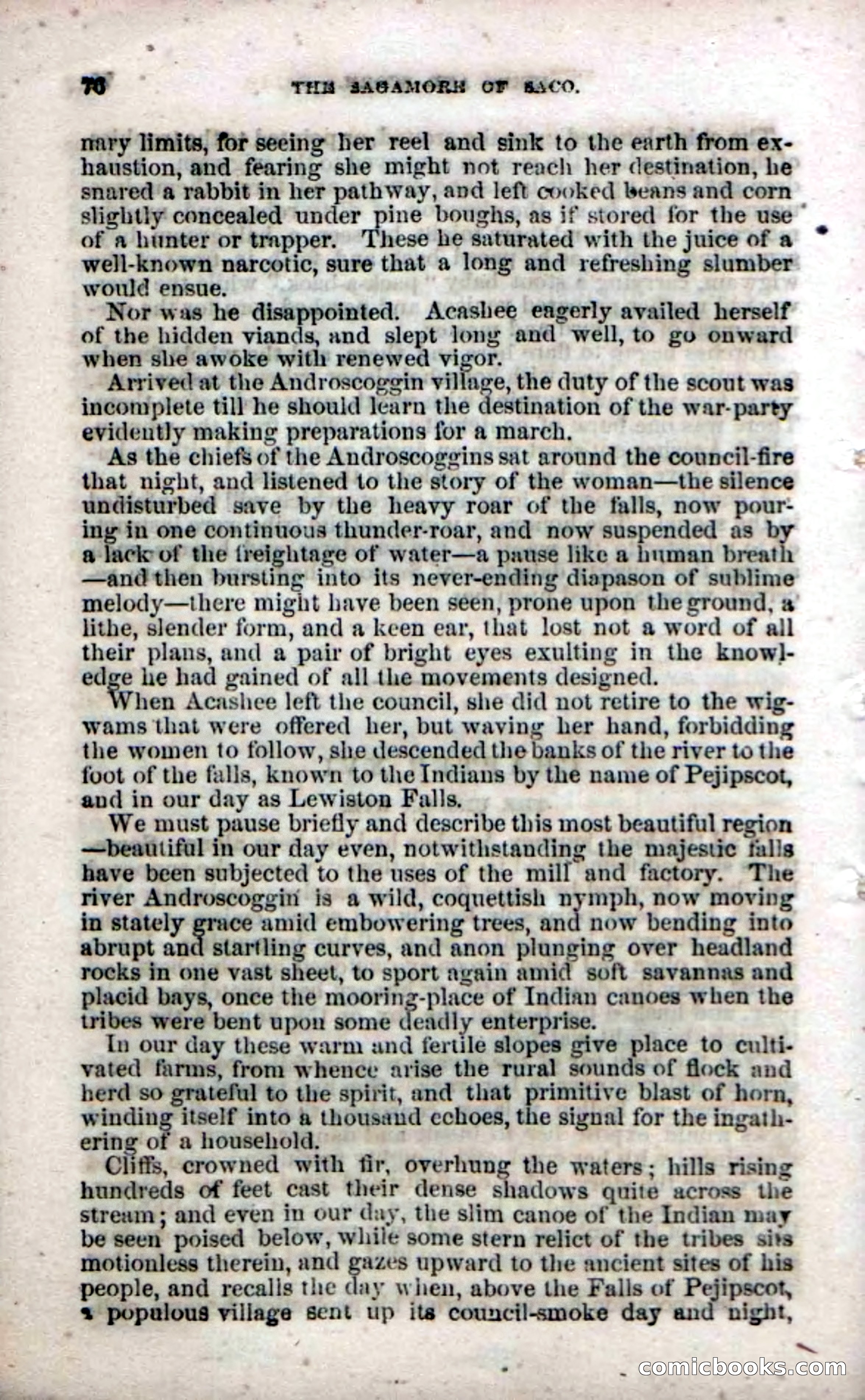 Beadle's Dime Novels No. 142: The Sagamore of Saco — page 74 of 116
