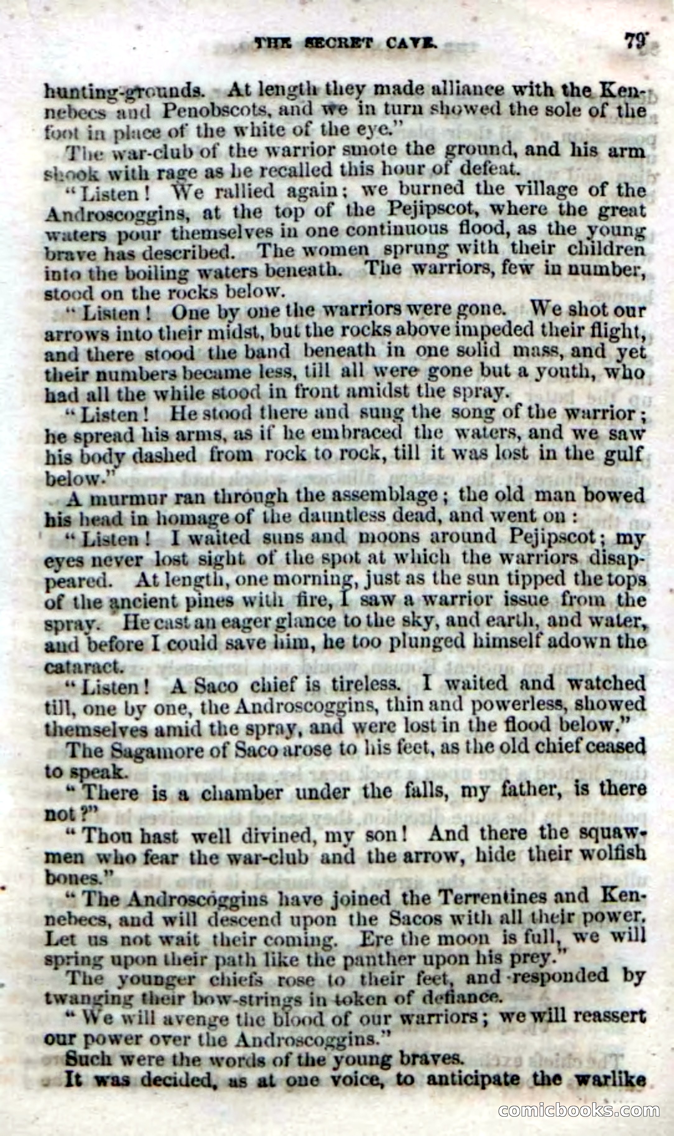 Beadle's Dime Novels No. 142: The Sagamore of Saco — page 77 of 116