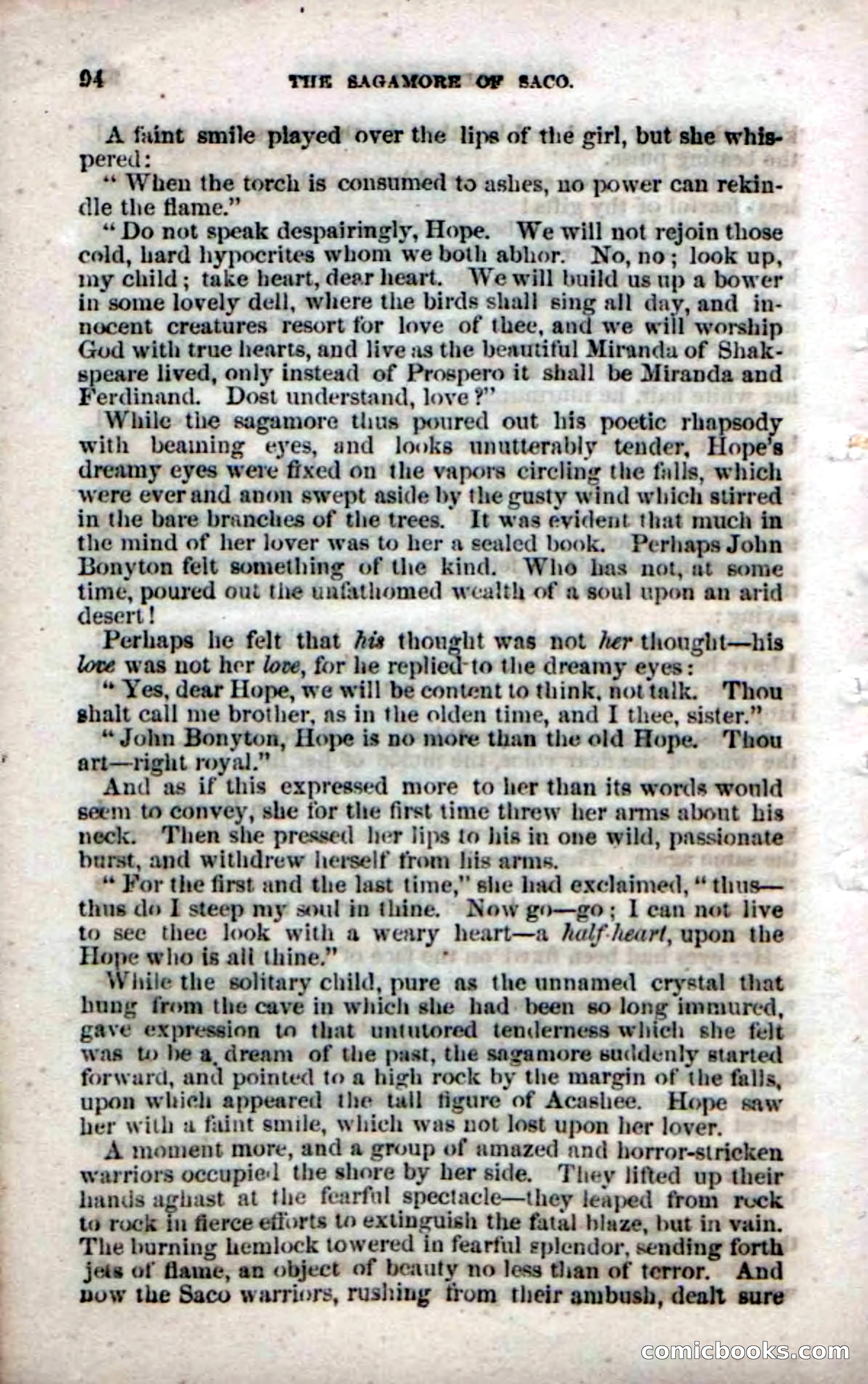 Beadle's Dime Novels No. 142: The Sagamore of Saco — page 92 of 116