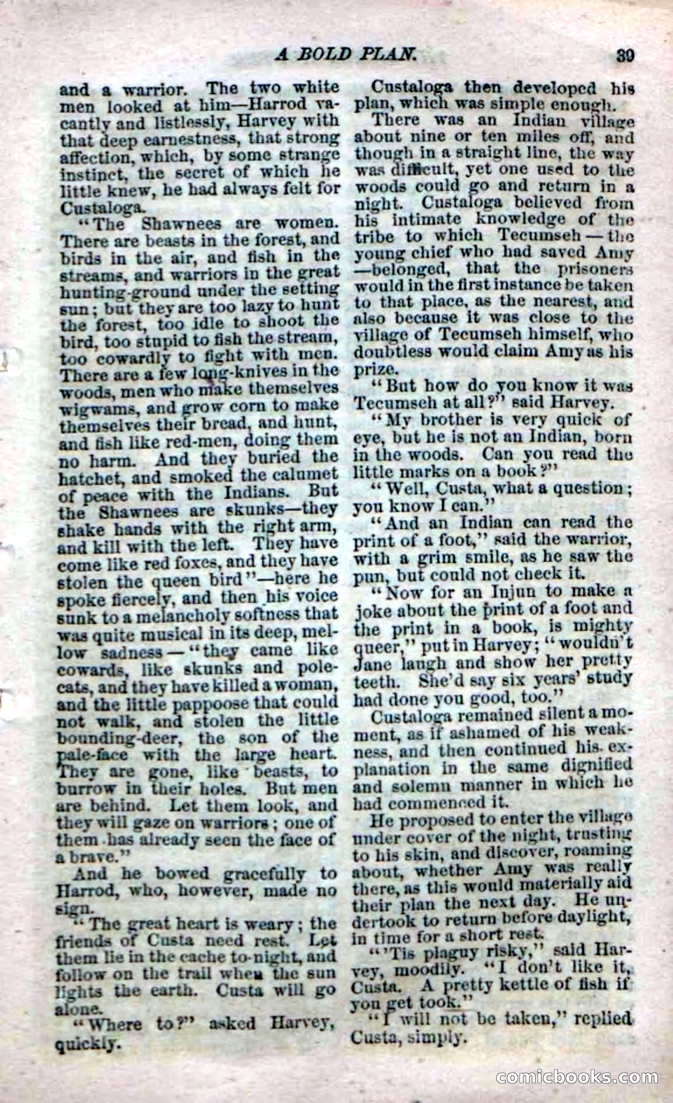 Beadle's Dime Novels No. 142: The Sagamore of Saco — page 105 of 116