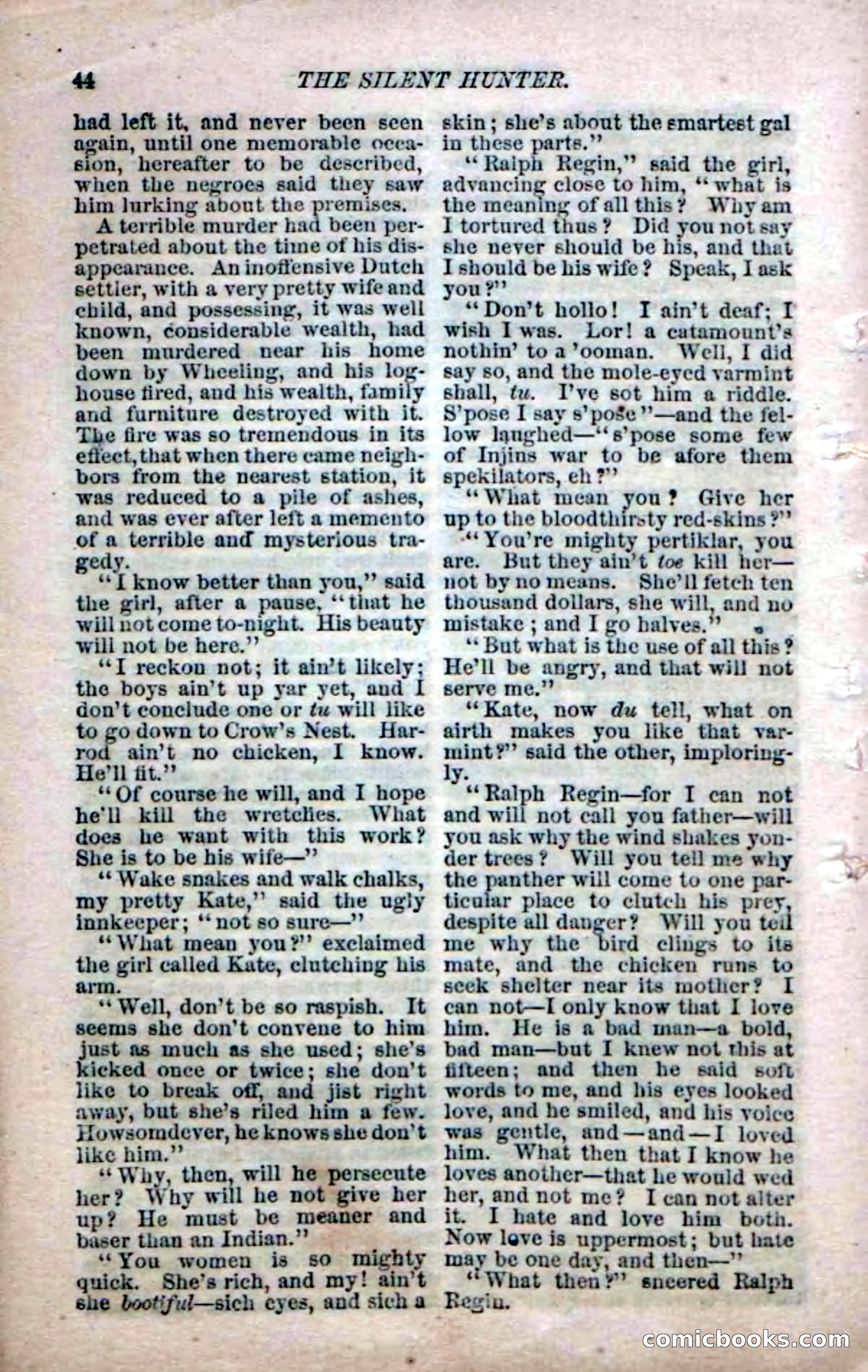 Beadle's Dime Novels No. 142: The Sagamore of Saco — page 110 of 116