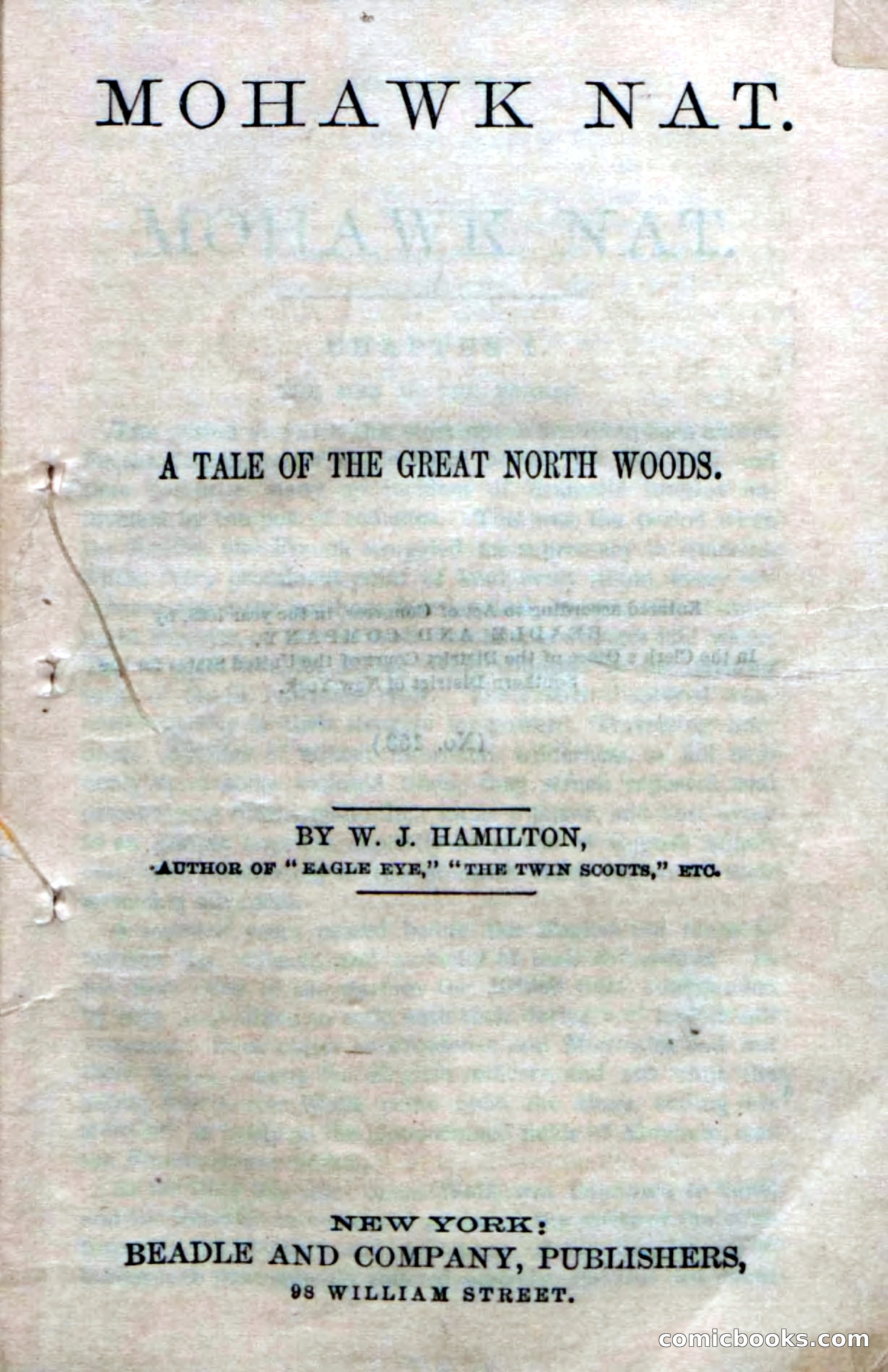 Beadle's Dime Novels No. 153: Mohawk Nat — page 5 of 116