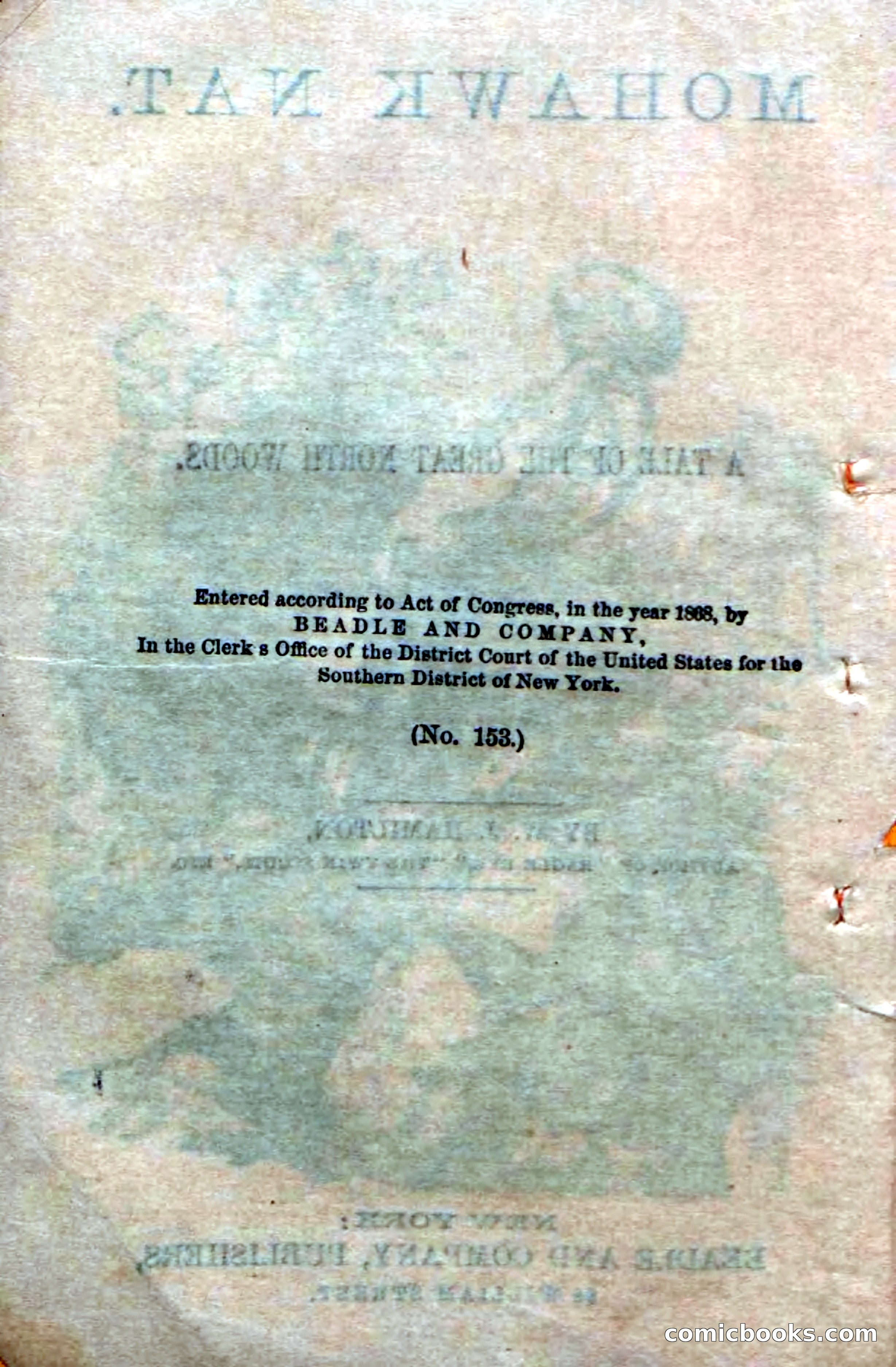 Beadle's Dime Novels No. 153: Mohawk Nat — page 6 of 116