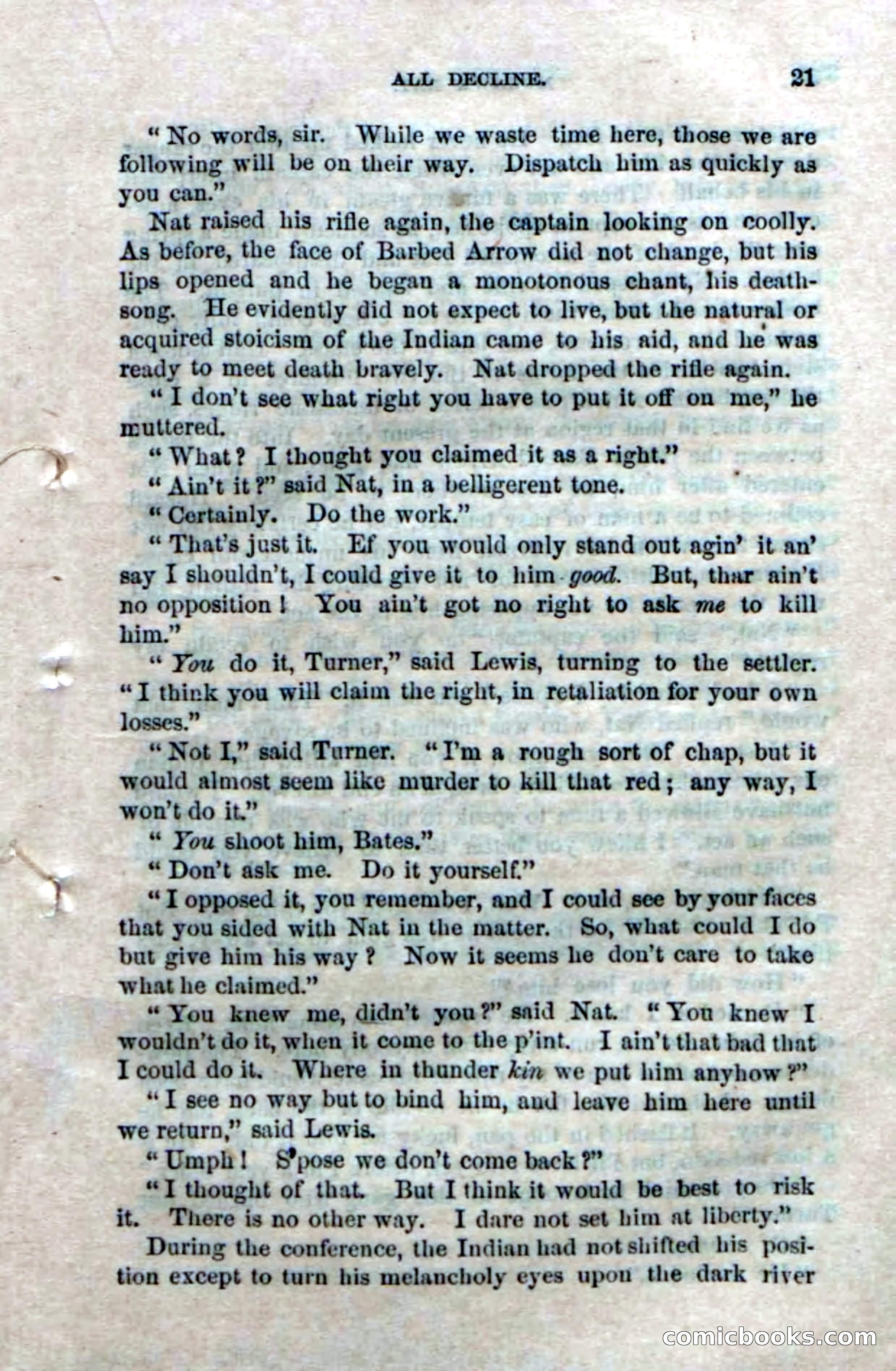 Beadle's Dime Novels No. 153: Mohawk Nat — page 19 of 116
