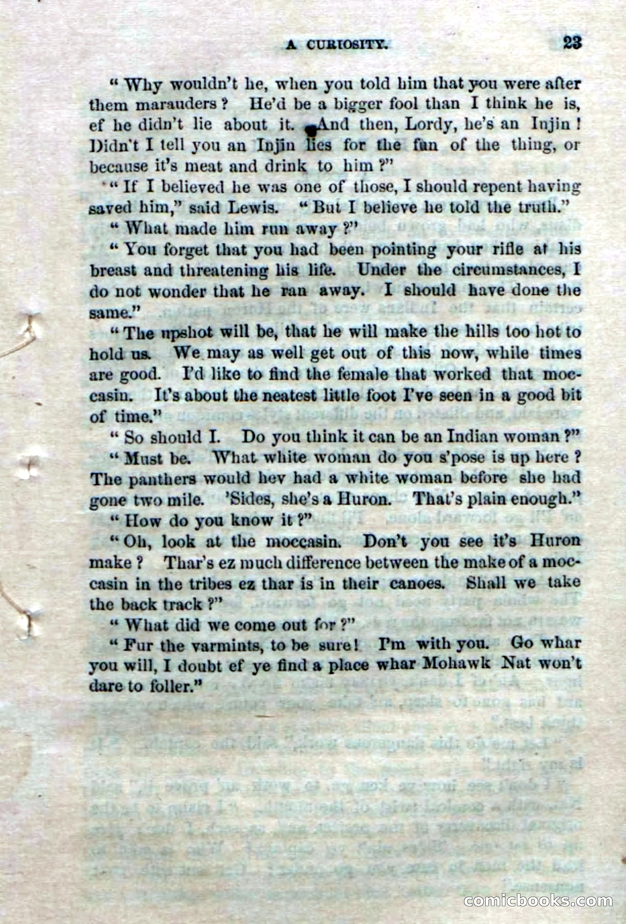 Beadle's Dime Novels No. 153: Mohawk Nat — page 21 of 116