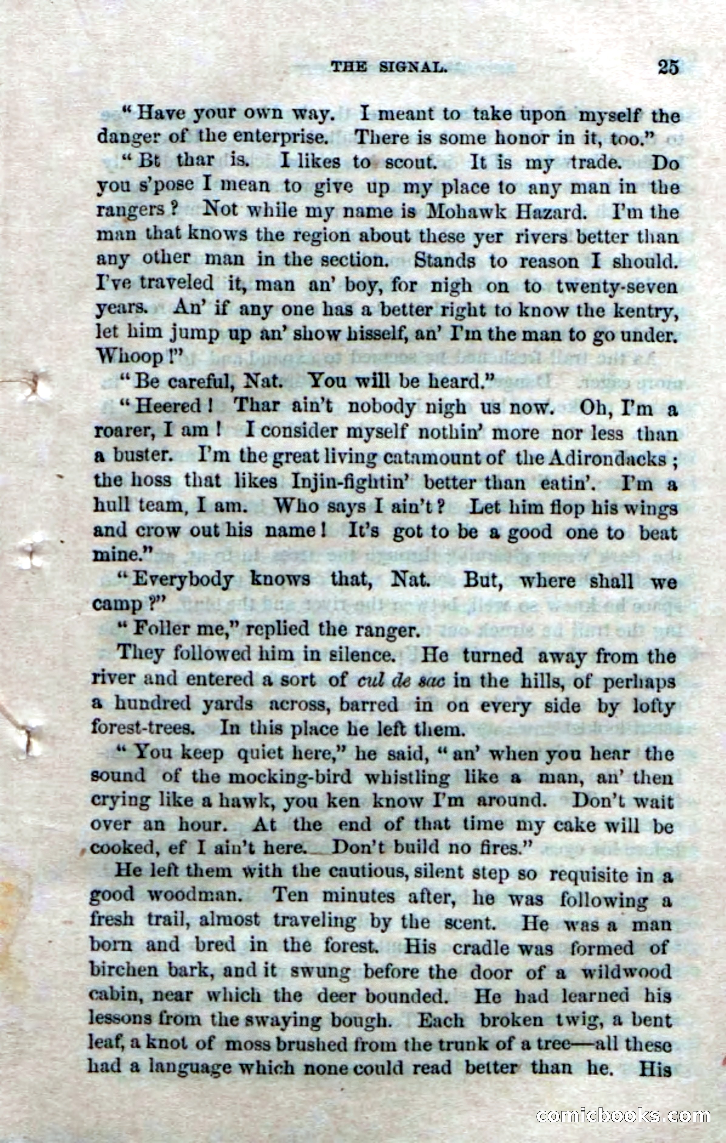 Beadle's Dime Novels No. 153: Mohawk Nat — page 23 of 116