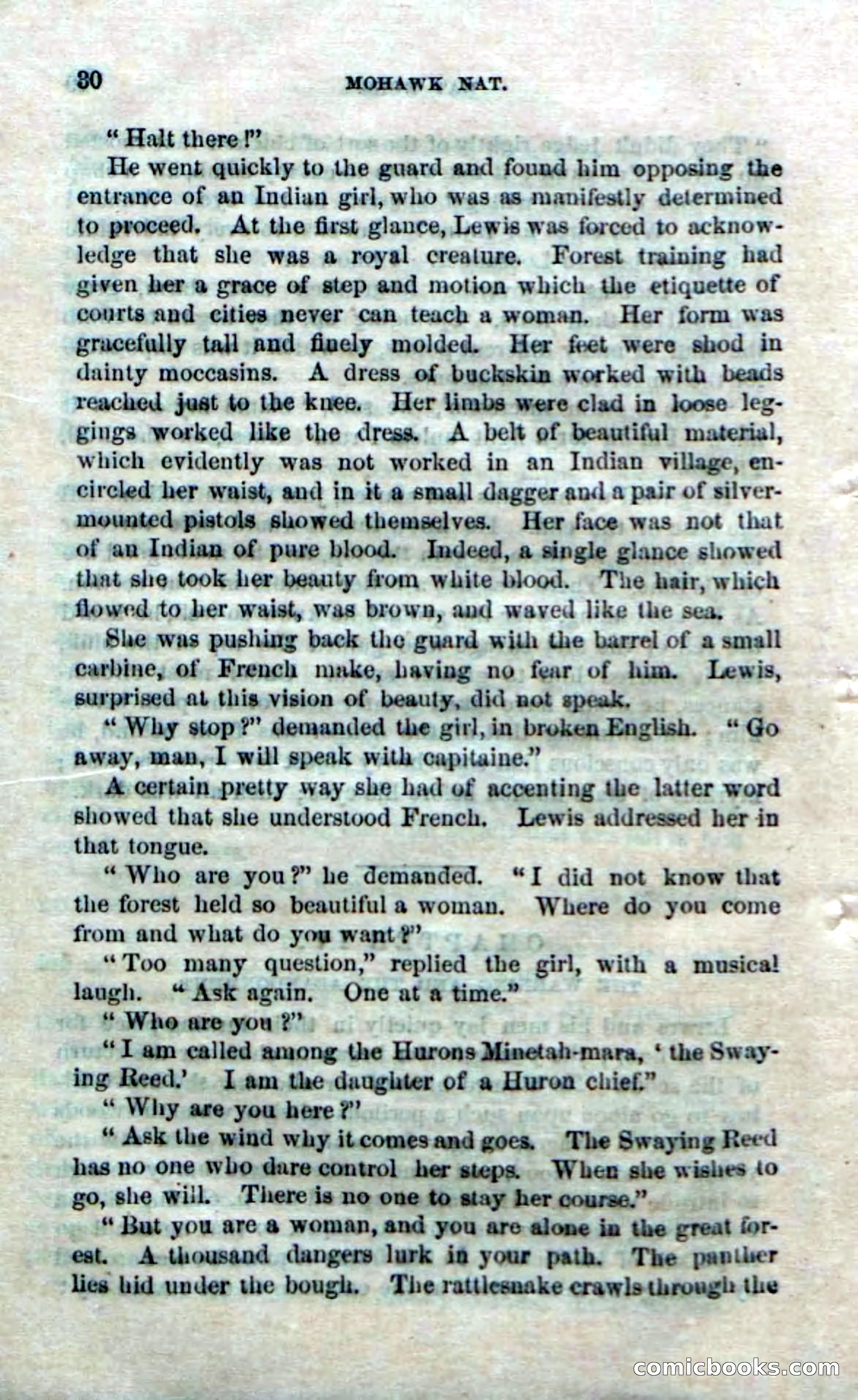 Beadle's Dime Novels No. 153: Mohawk Nat — page 28 of 116