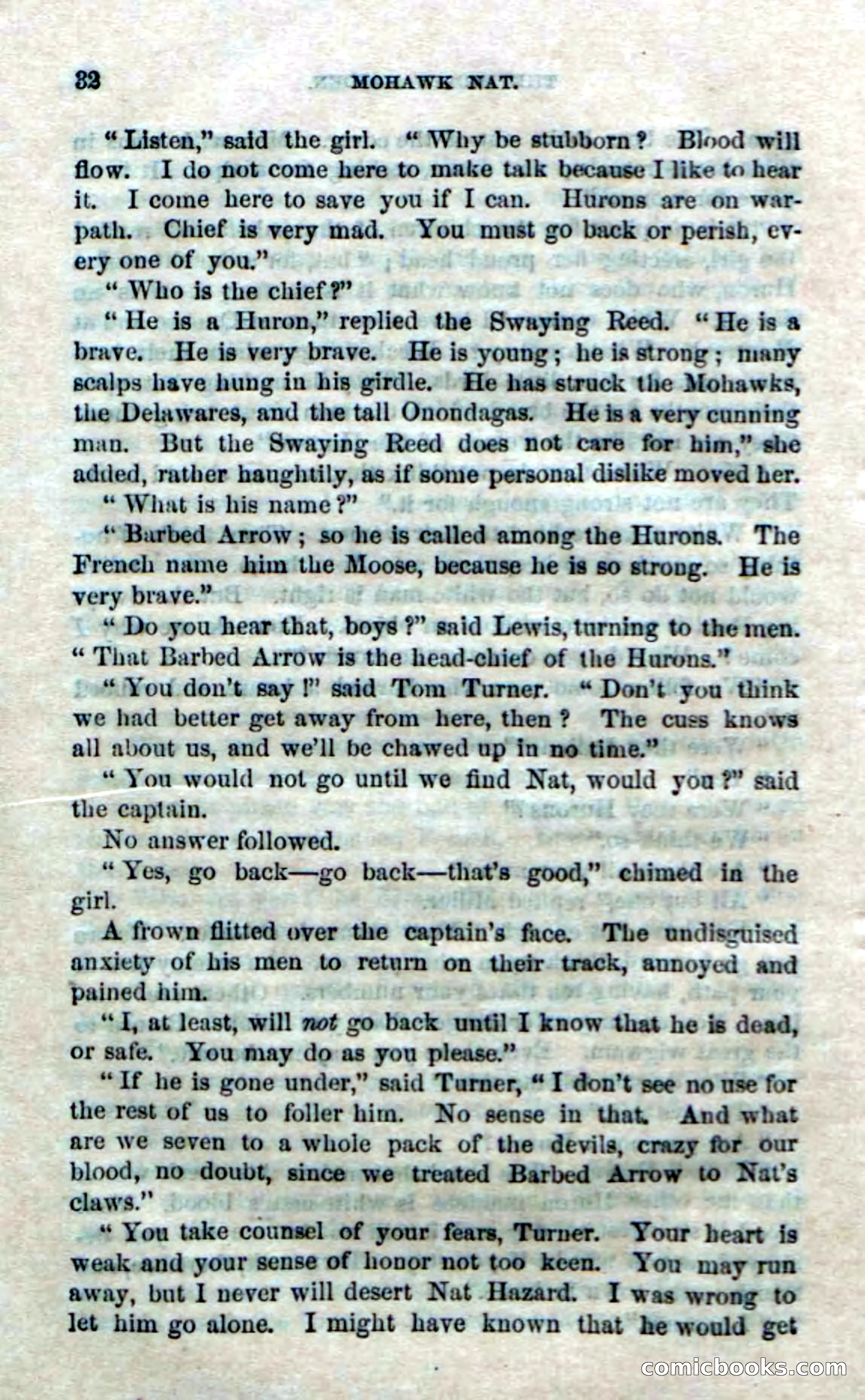 Beadle's Dime Novels No. 153: Mohawk Nat — page 30 of 116