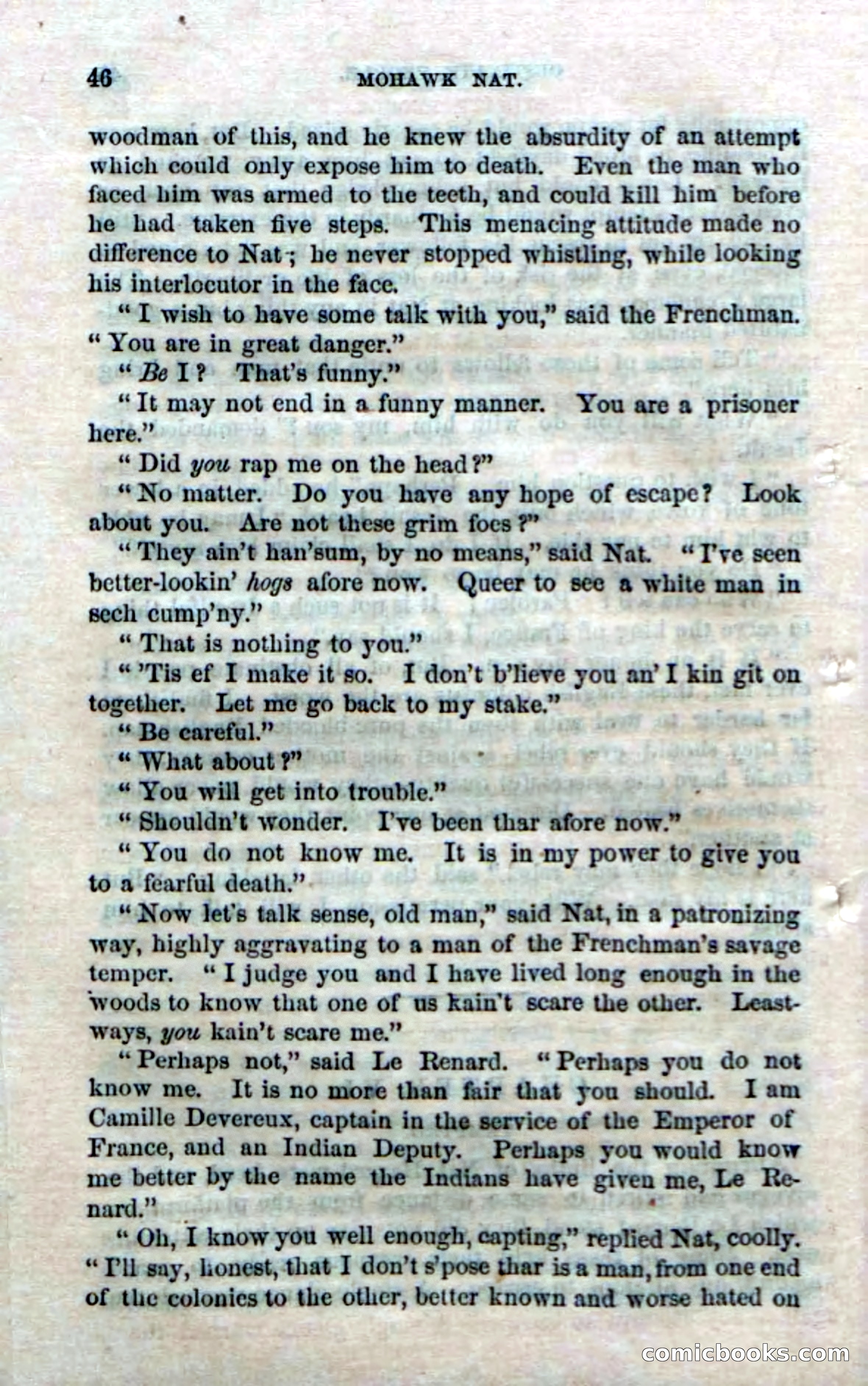Beadle's Dime Novels No. 153: Mohawk Nat — page 44 of 116