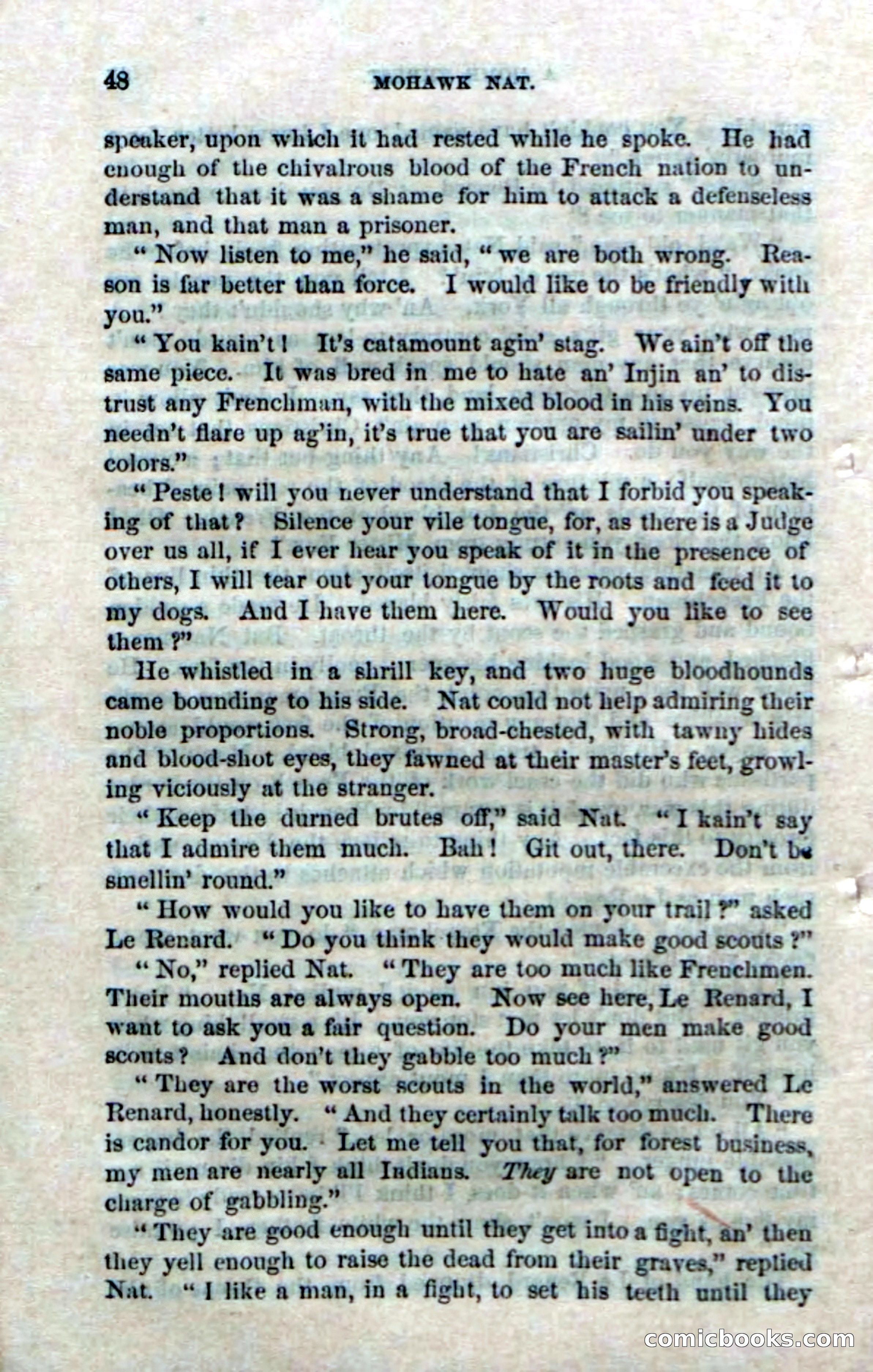 Beadle's Dime Novels No. 153: Mohawk Nat — page 46 of 116