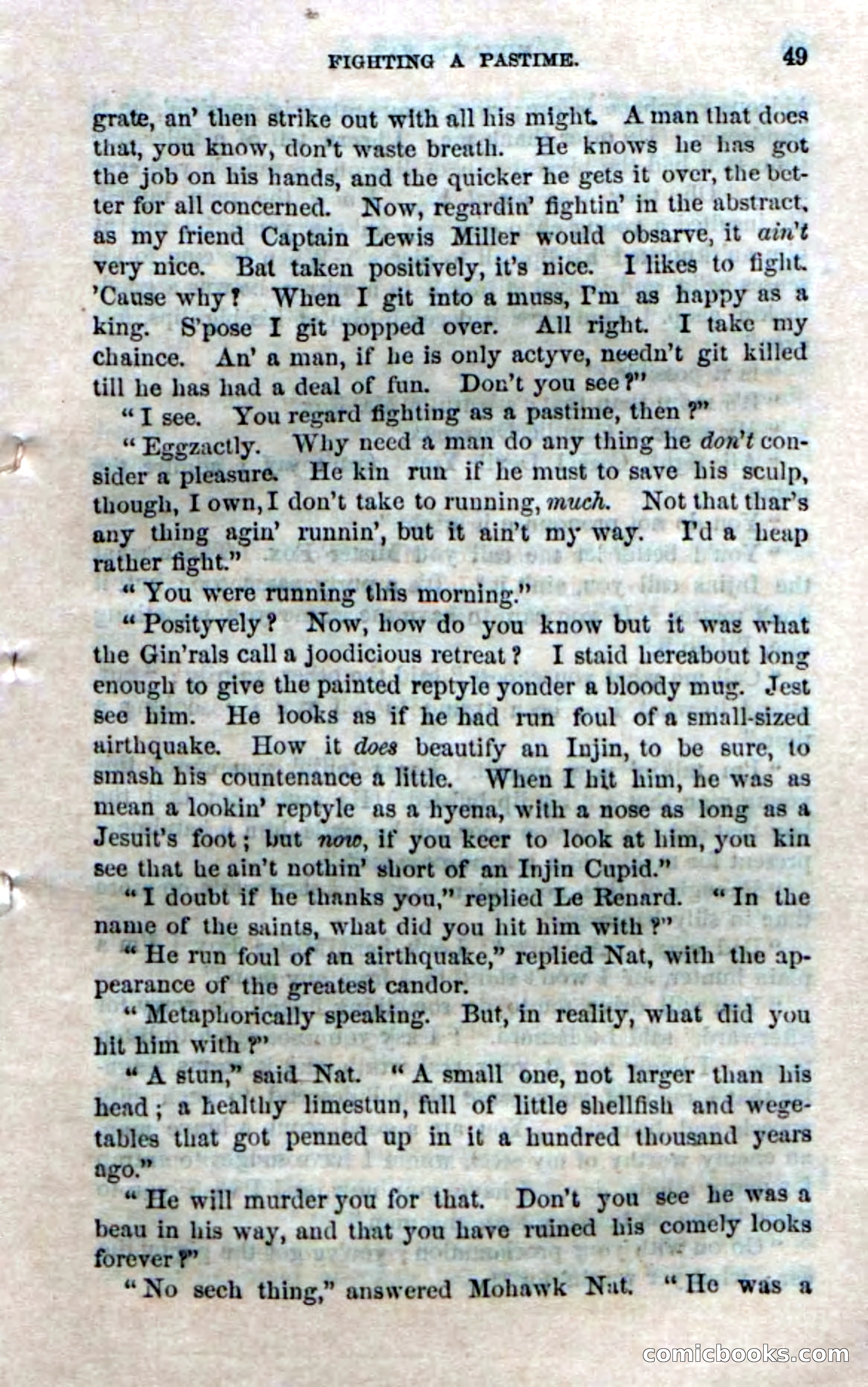 Beadle's Dime Novels No. 153: Mohawk Nat — page 47 of 116