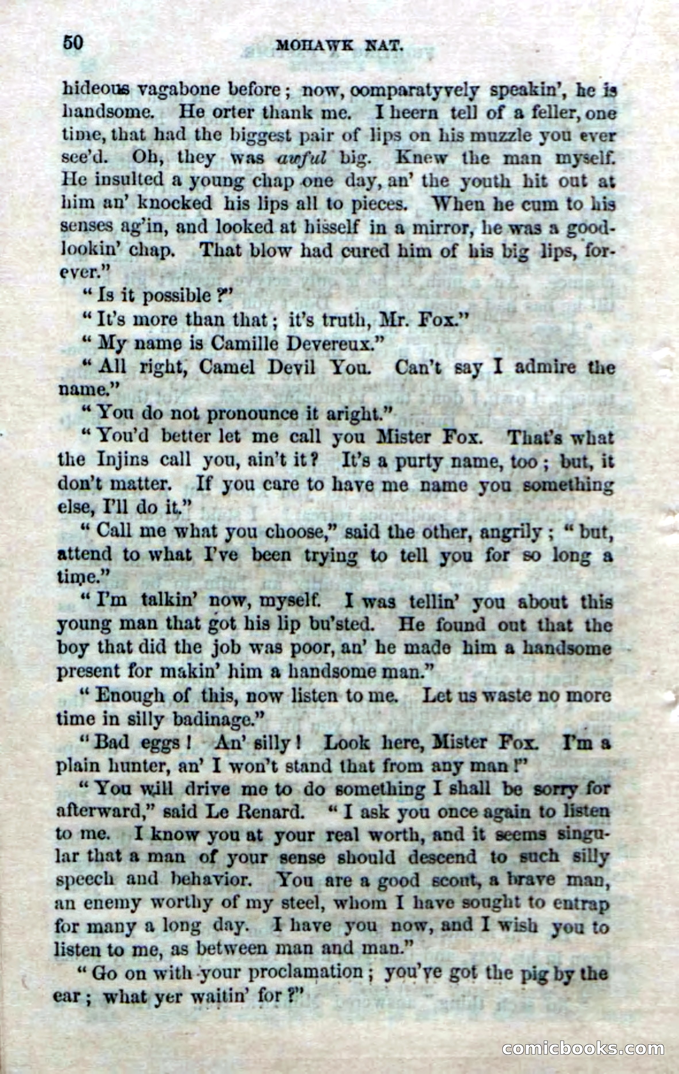 Beadle's Dime Novels No. 153: Mohawk Nat — page 48 of 116