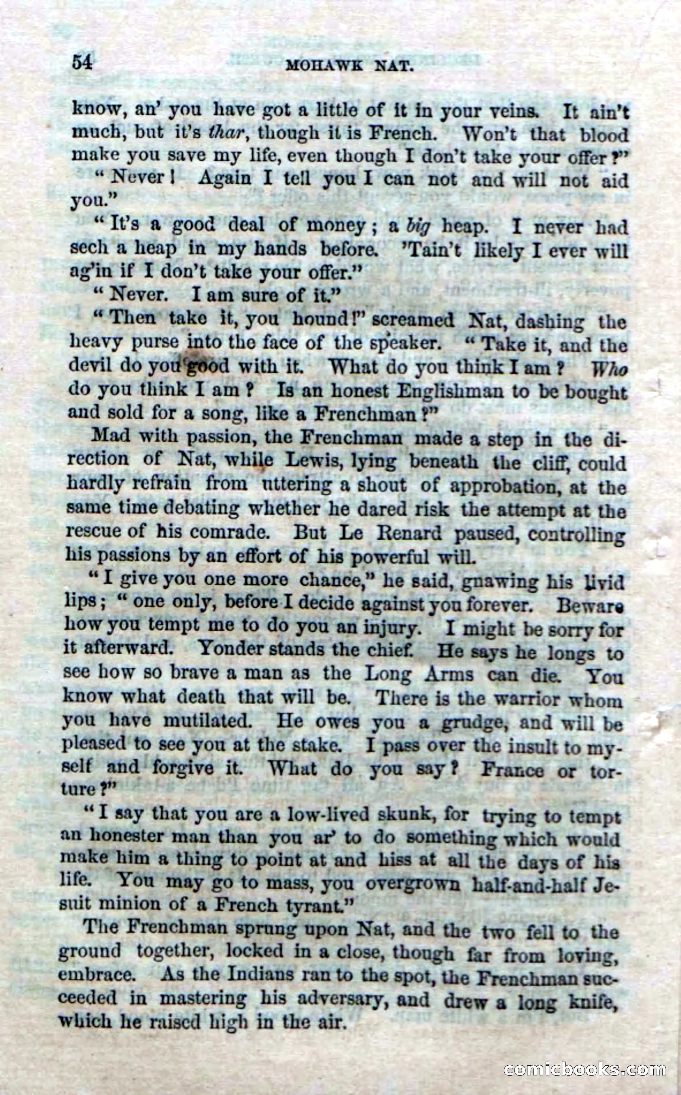 Beadle's Dime Novels No. 153: Mohawk Nat — page 52 of 116