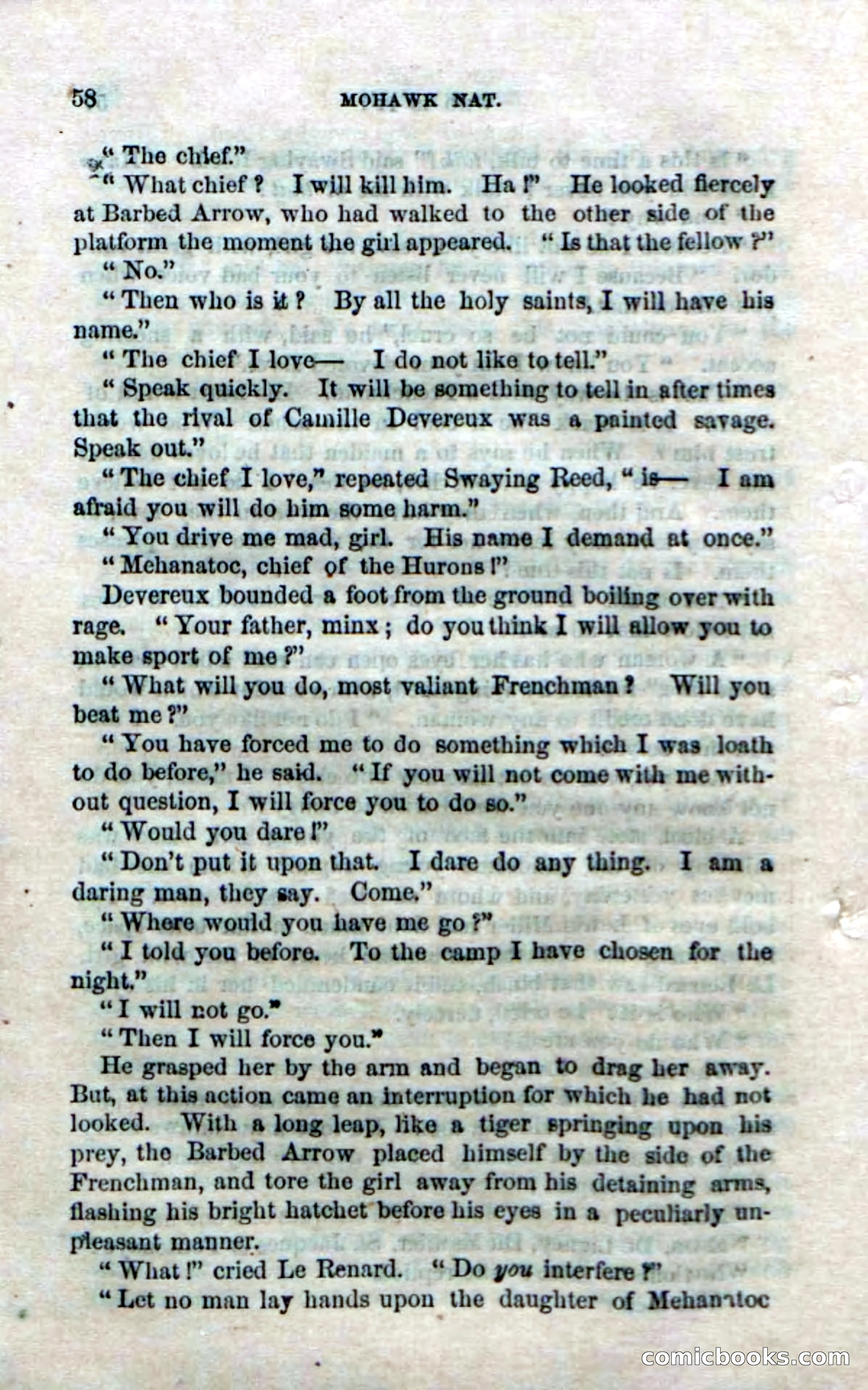 Beadle's Dime Novels No. 153: Mohawk Nat — page 56 of 116