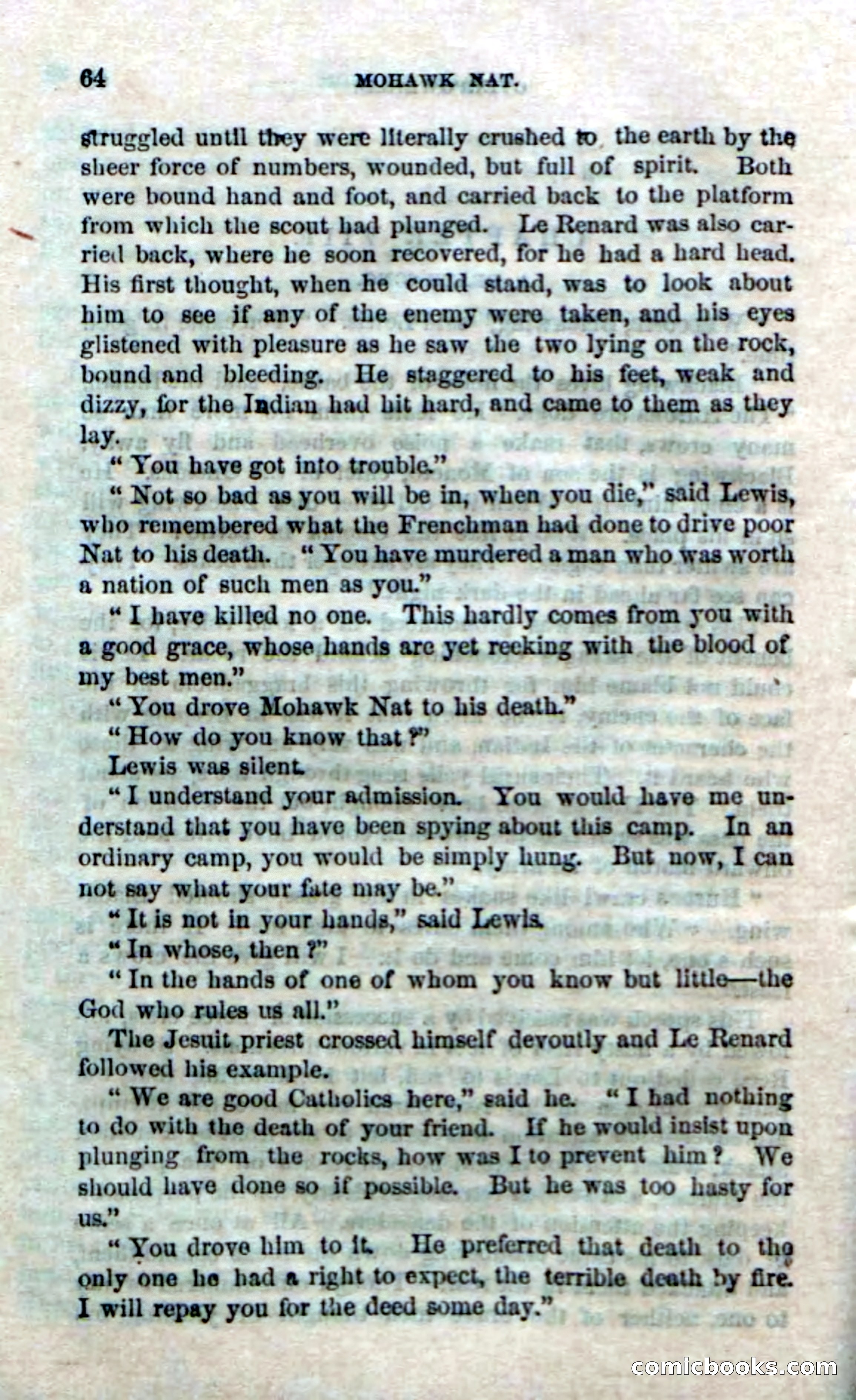 Beadle's Dime Novels No. 153: Mohawk Nat — page 62 of 116