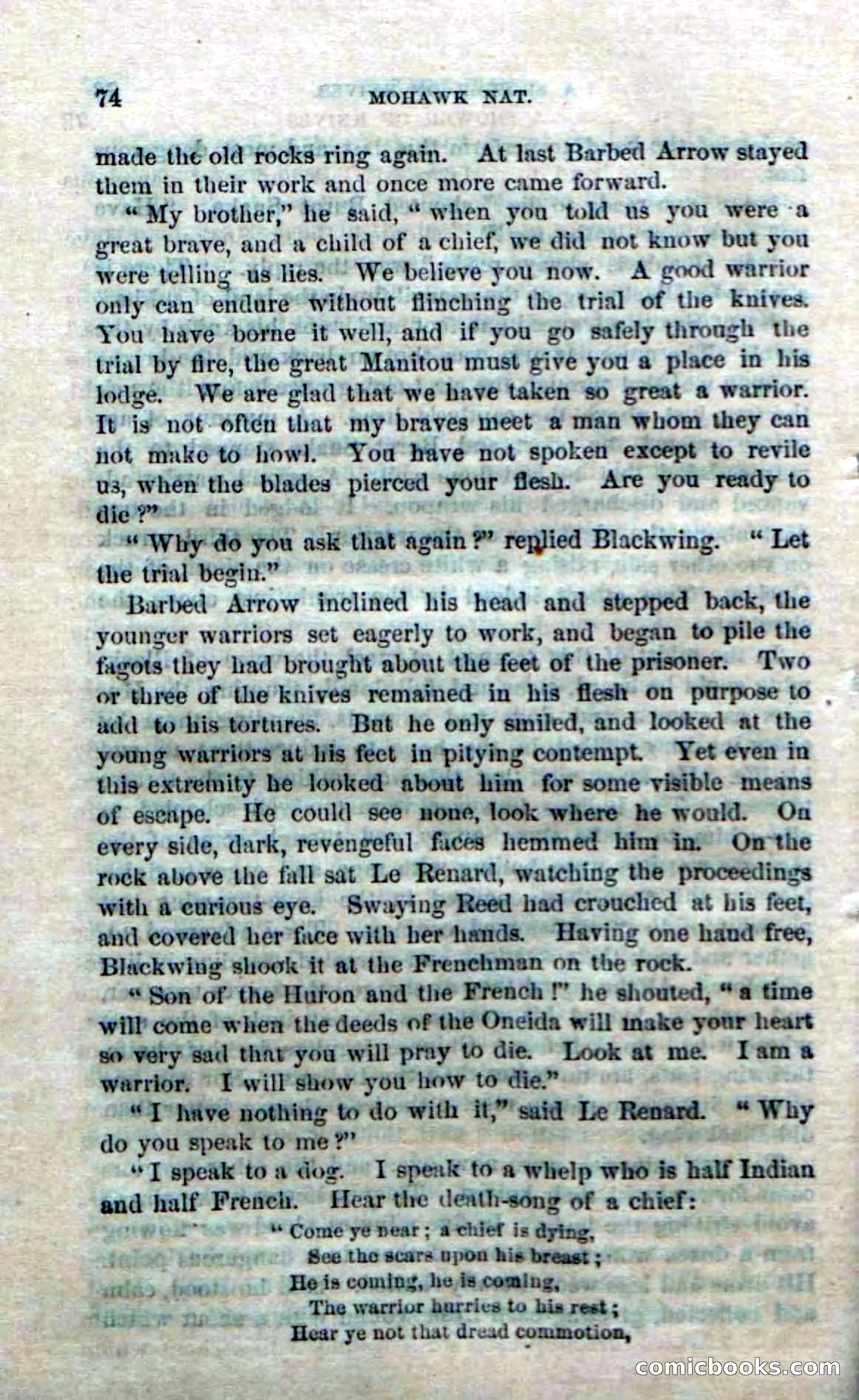 Beadle's Dime Novels No. 153: Mohawk Nat — page 72 of 116