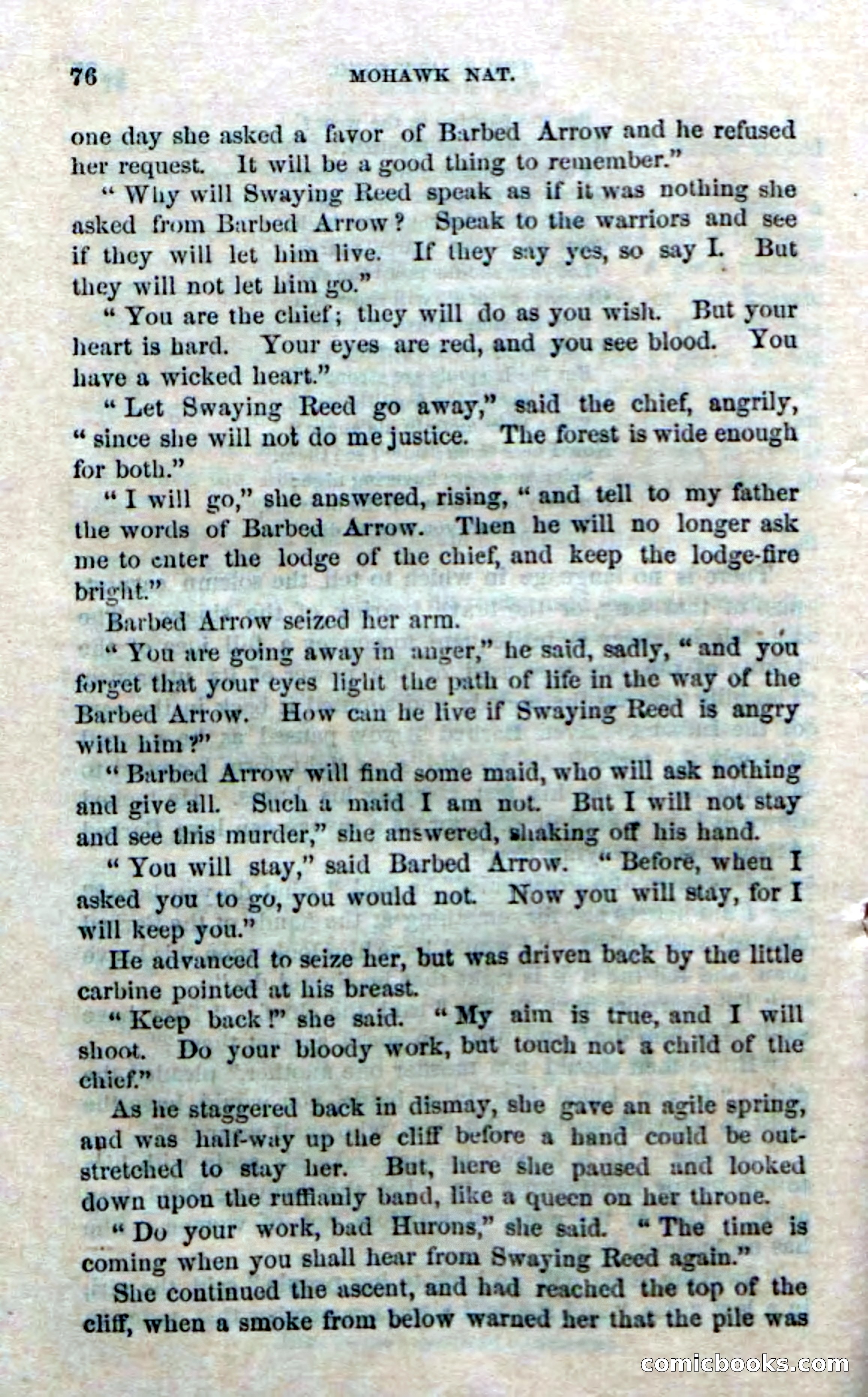 Beadle's Dime Novels No. 153: Mohawk Nat — page 74 of 116