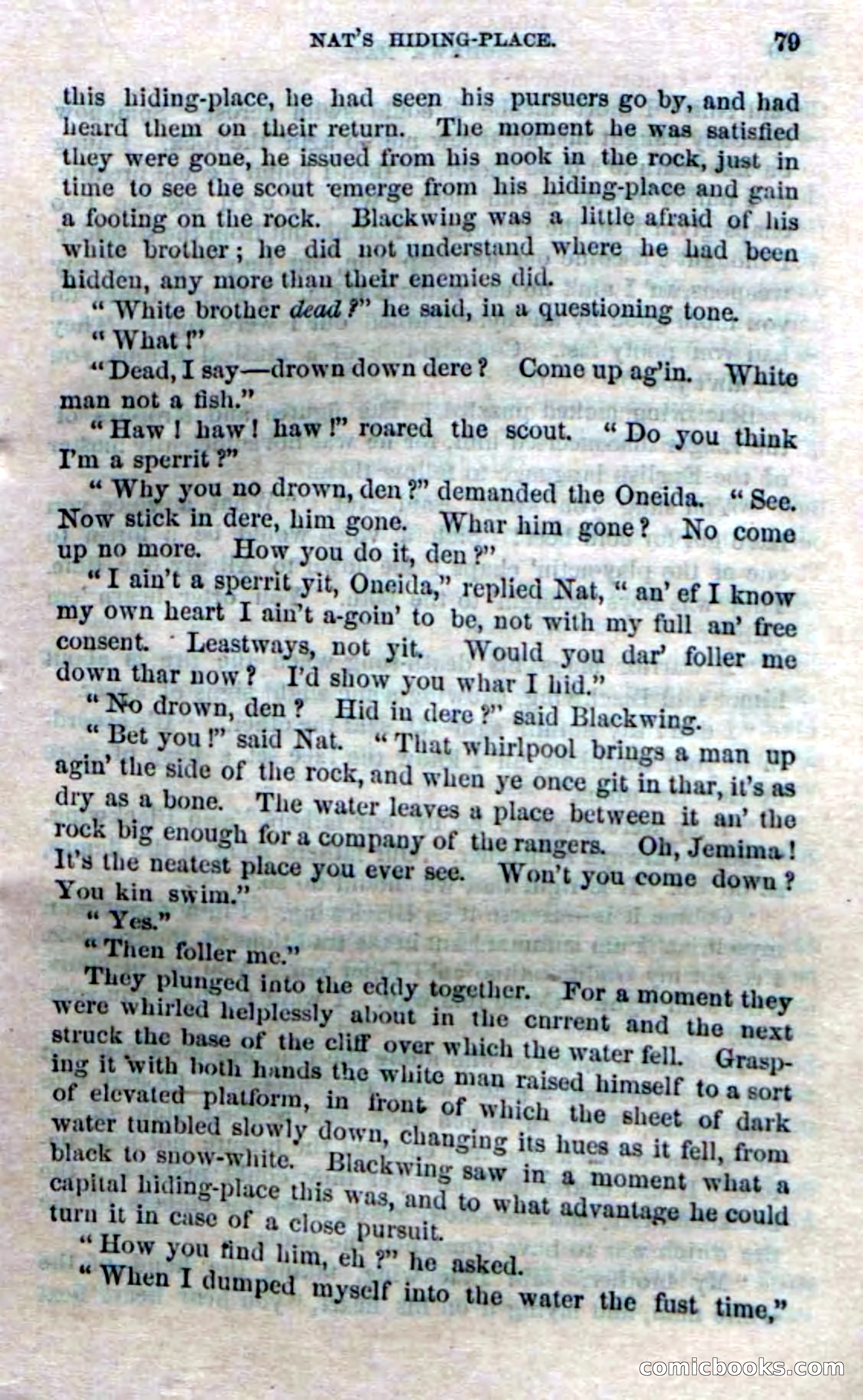 Beadle's Dime Novels No. 153: Mohawk Nat — page 77 of 116