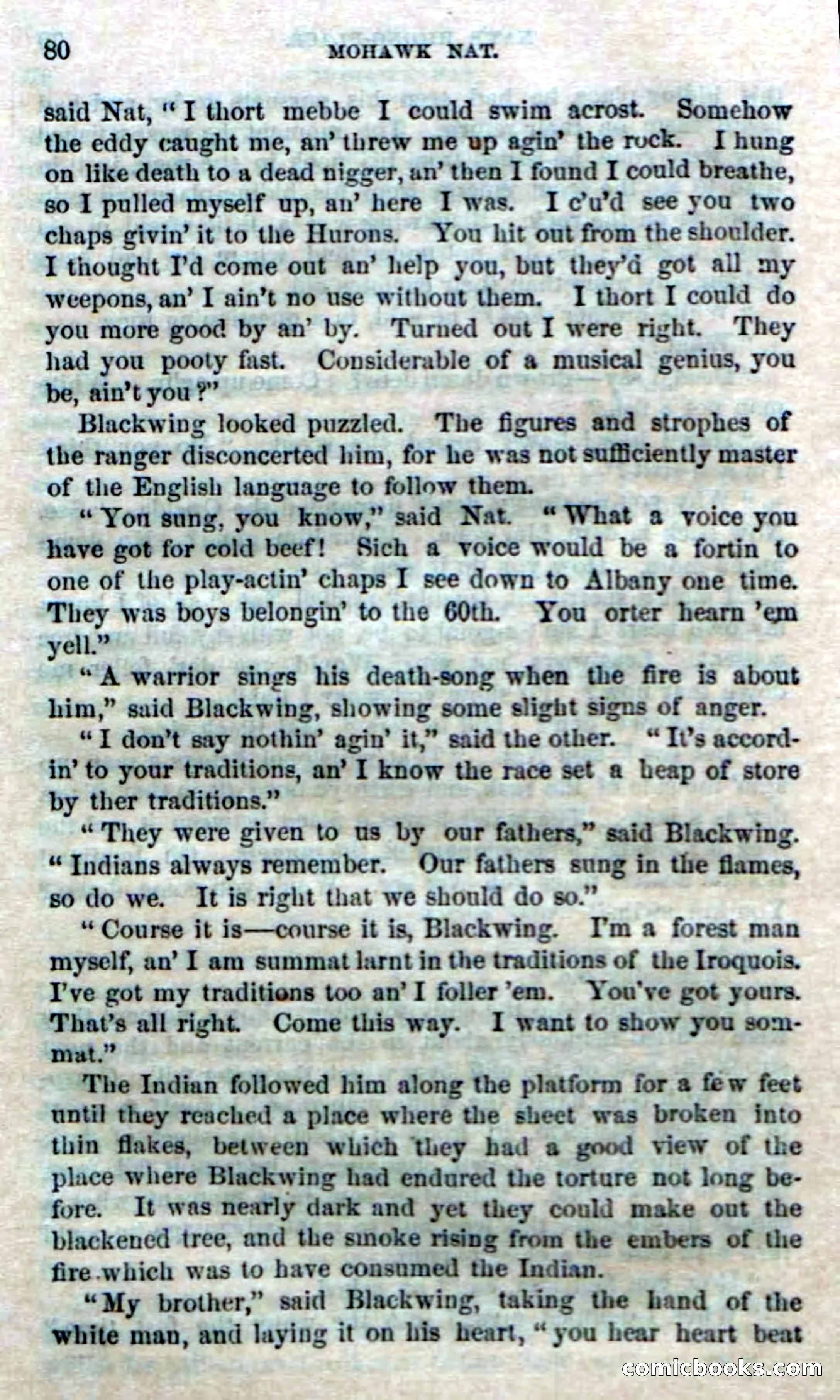 Beadle's Dime Novels No. 153: Mohawk Nat — page 78 of 116
