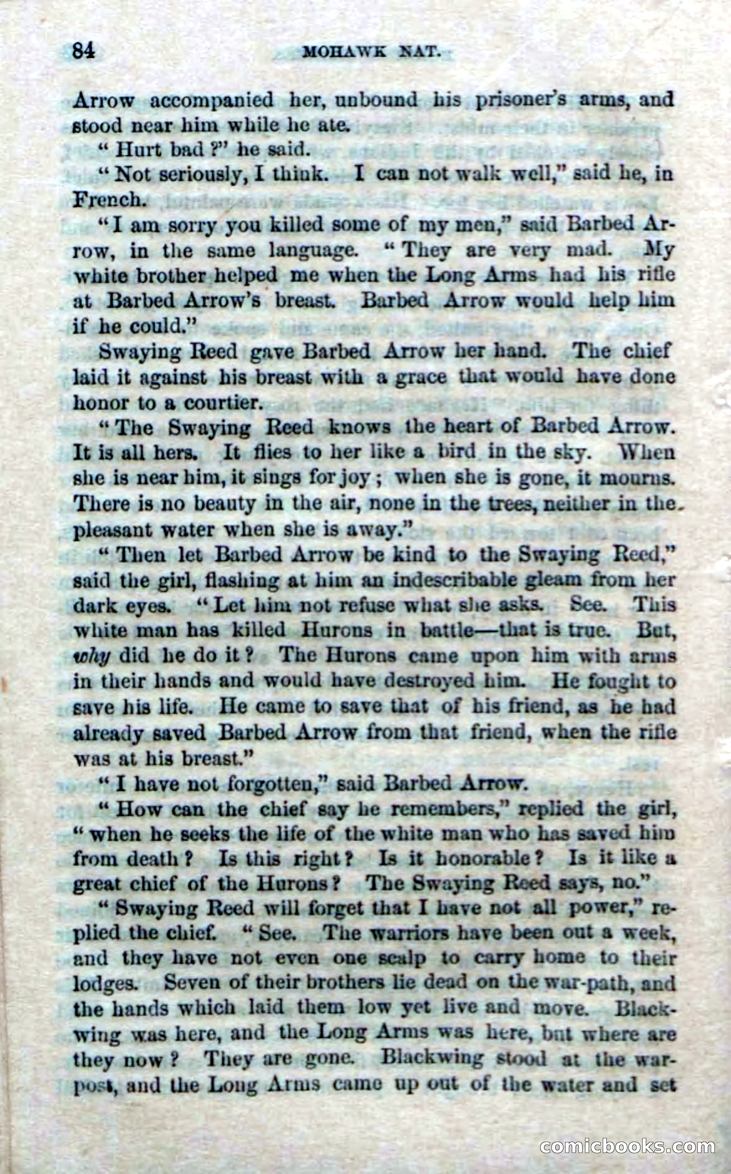 Beadle's Dime Novels No. 153: Mohawk Nat — page 82 of 116