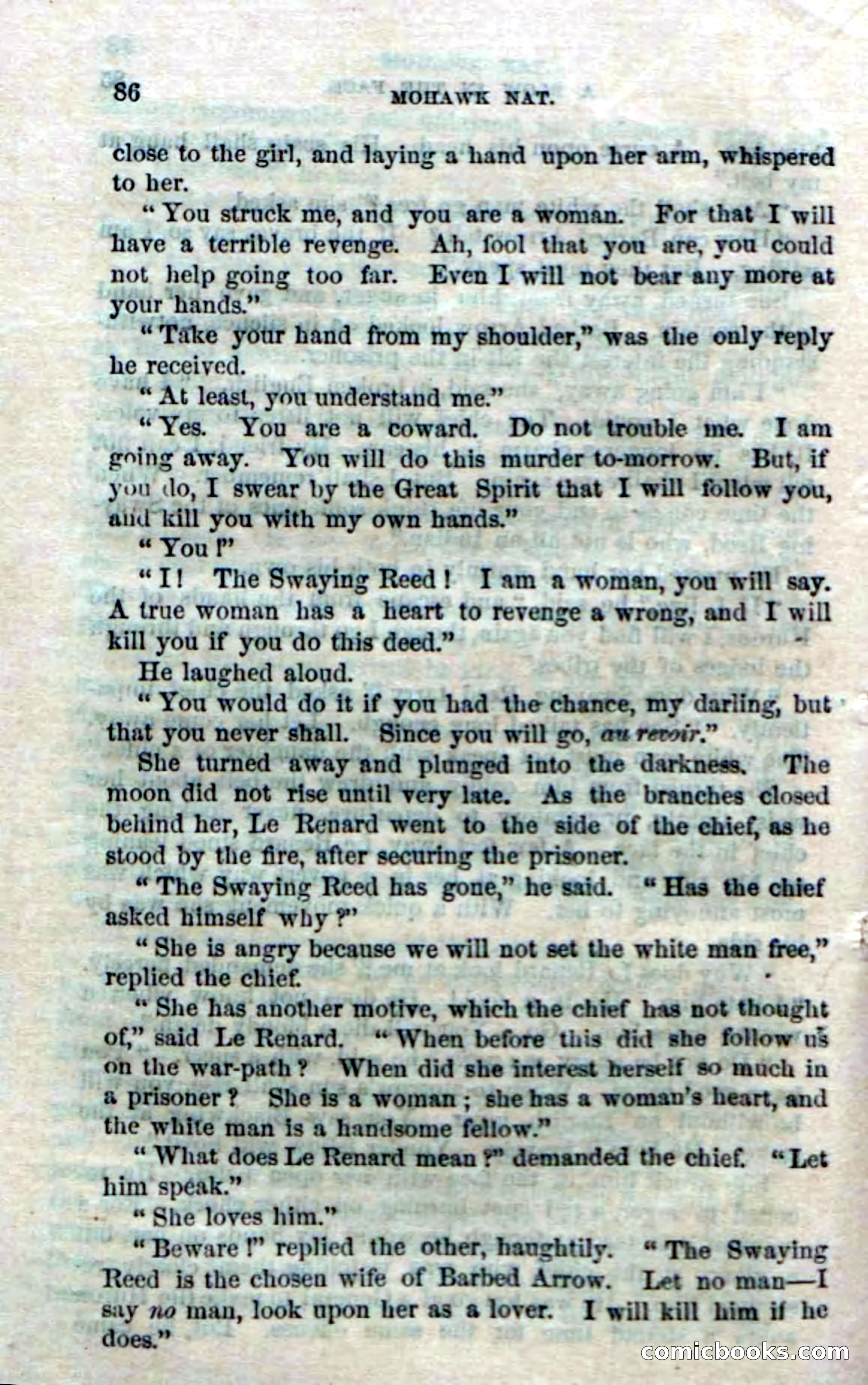 Beadle's Dime Novels No. 153: Mohawk Nat — page 84 of 116
