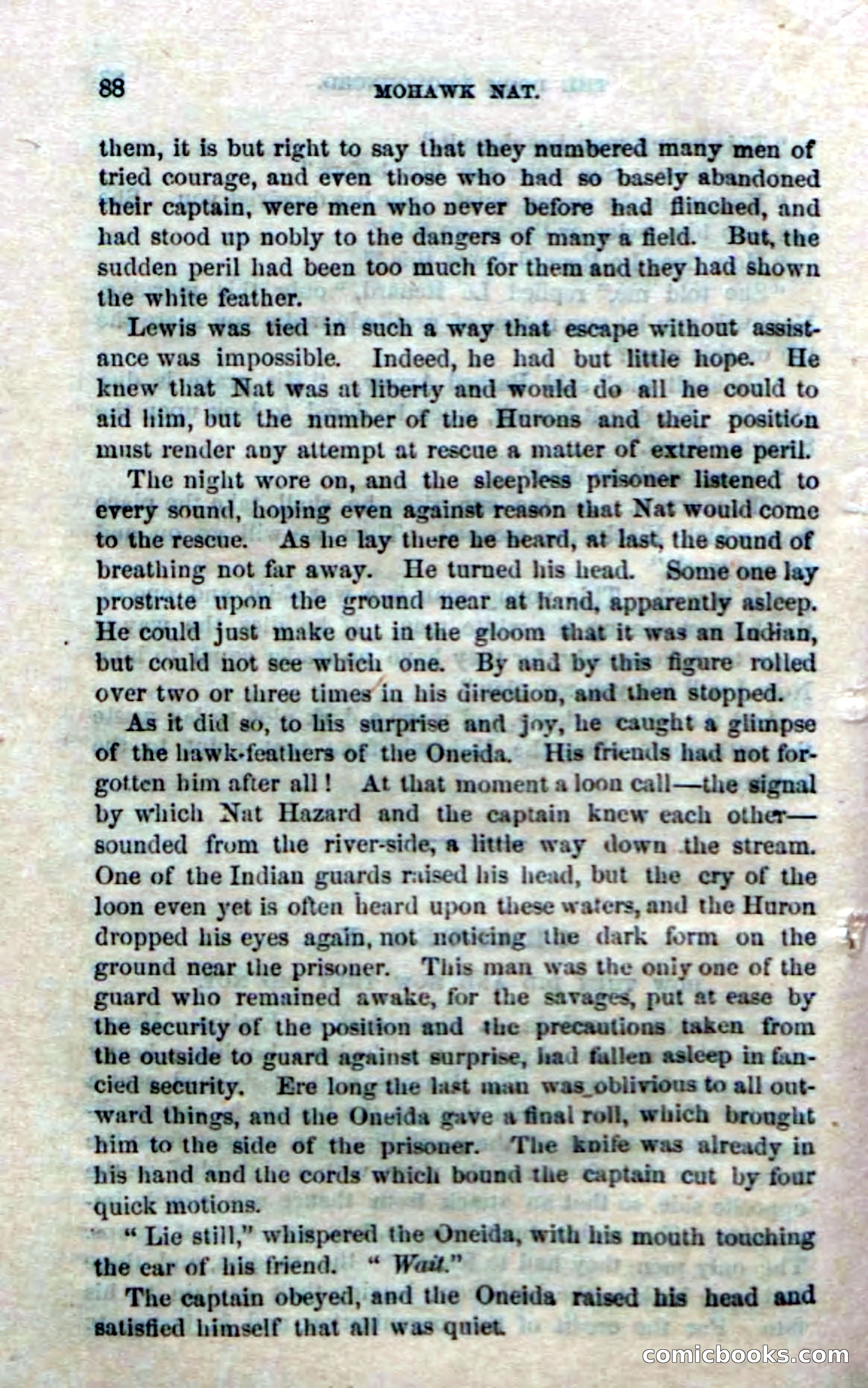Beadle's Dime Novels No. 153: Mohawk Nat — page 86 of 116