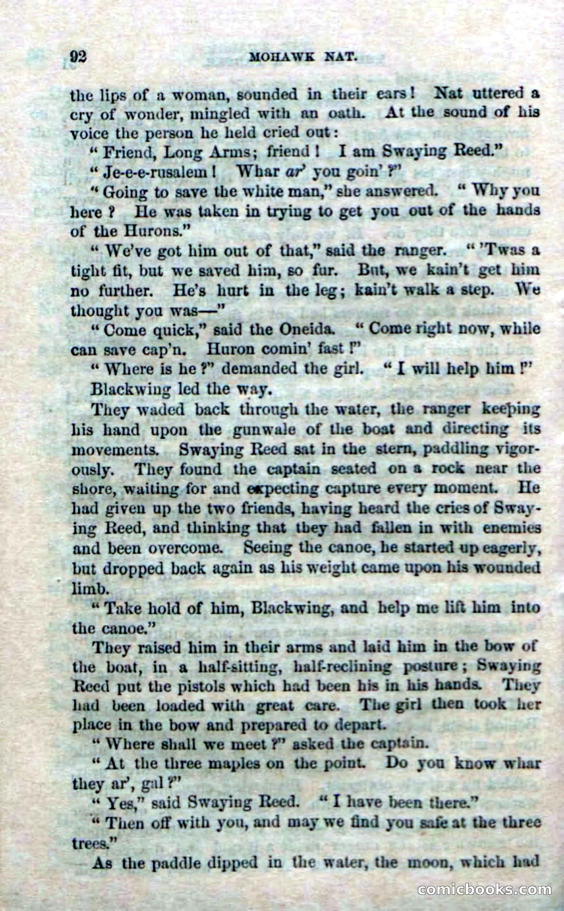 Beadle's Dime Novels No. 153: Mohawk Nat — page 90 of 116