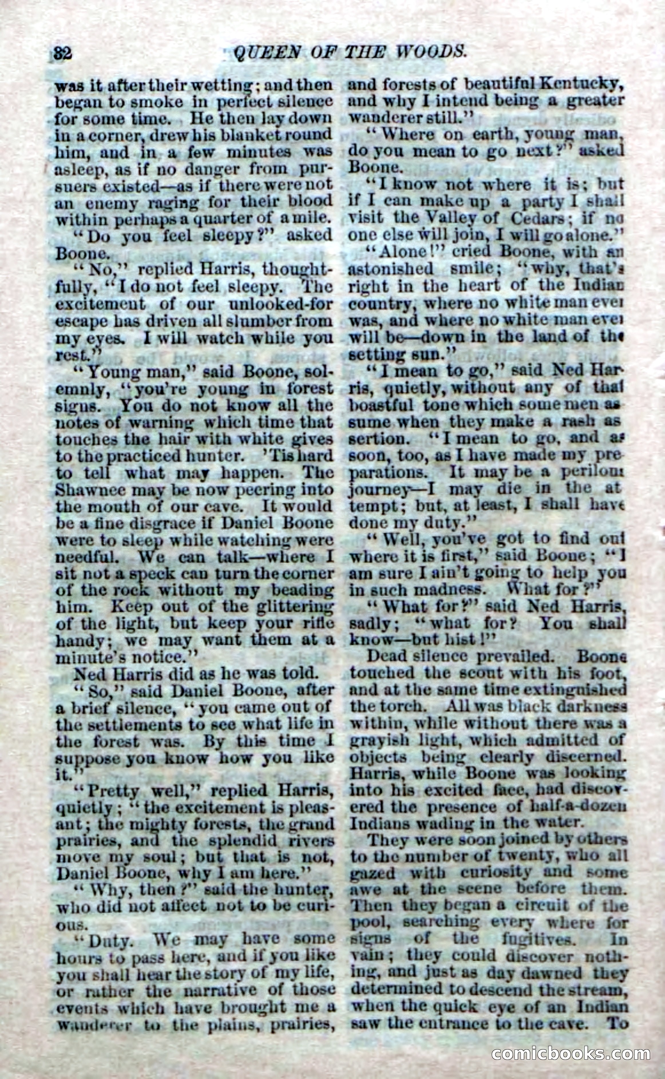 Beadle's Dime Novels No. 153: Mohawk Nat — page 104 of 116
