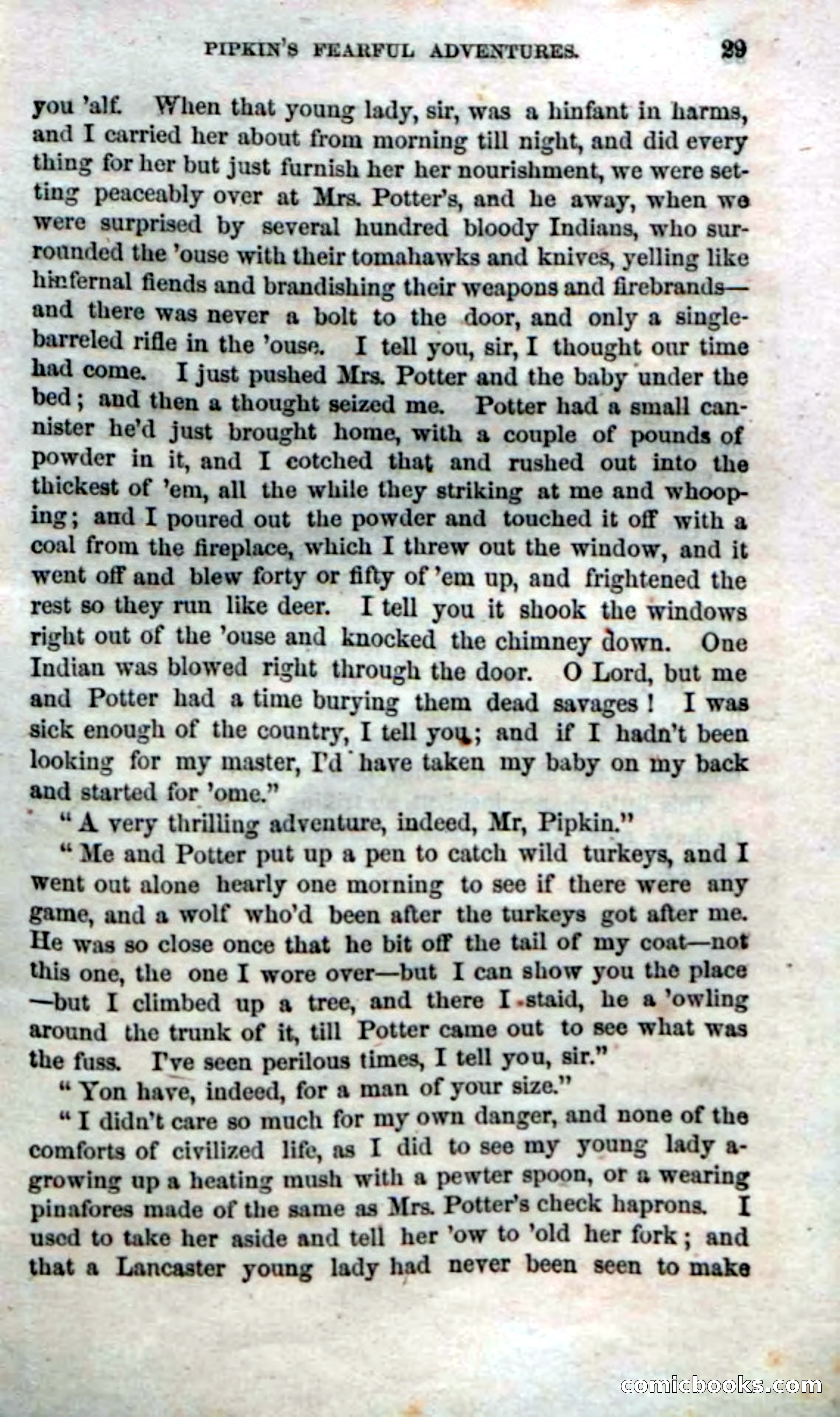 Beadle's Dime Novels No. 16 — page 31: Pulp Fiction, 1861