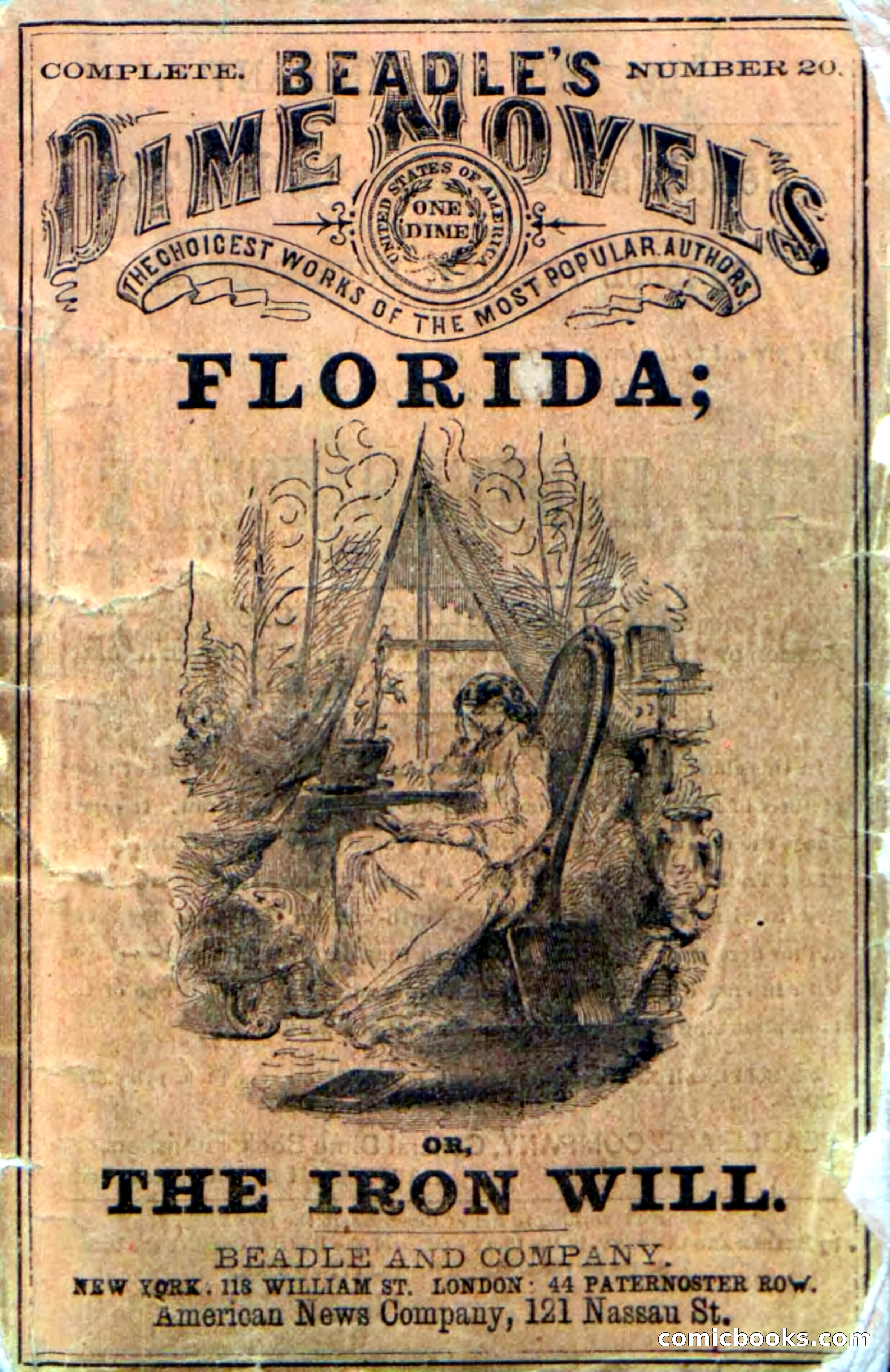 Beadle's Dime Novels No. 20: Florida; or, The Iron Will