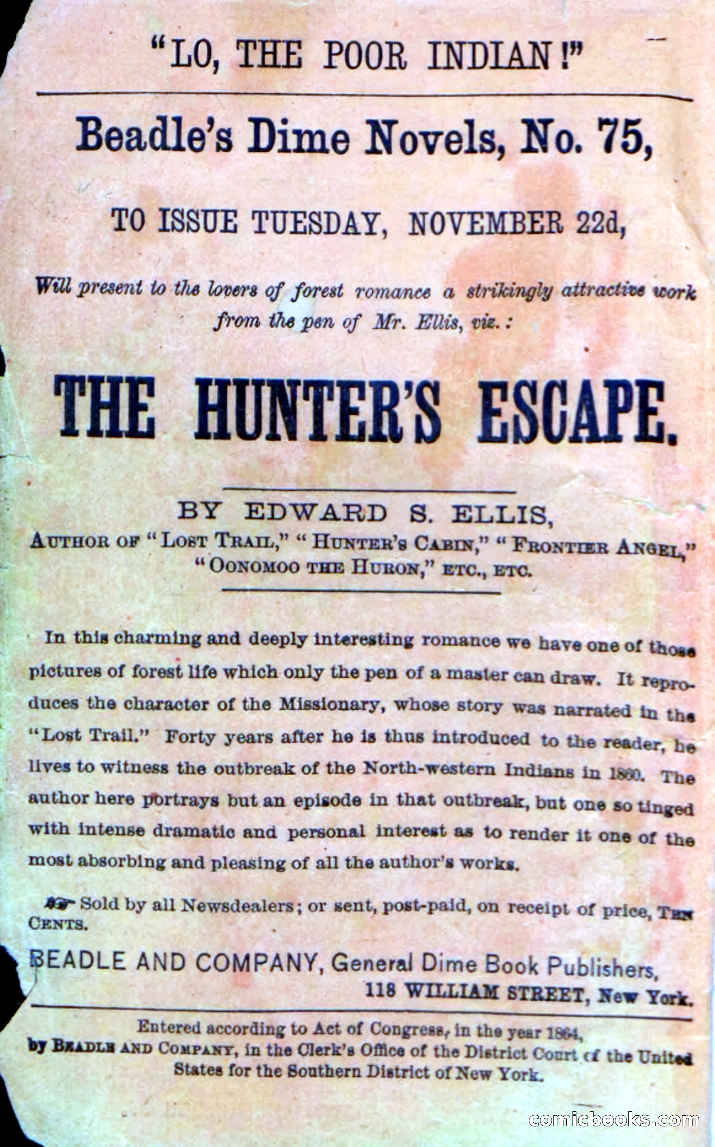 Beadle's Dime Novels No. 20: Florida; or, The Iron Will — page 2 of 130