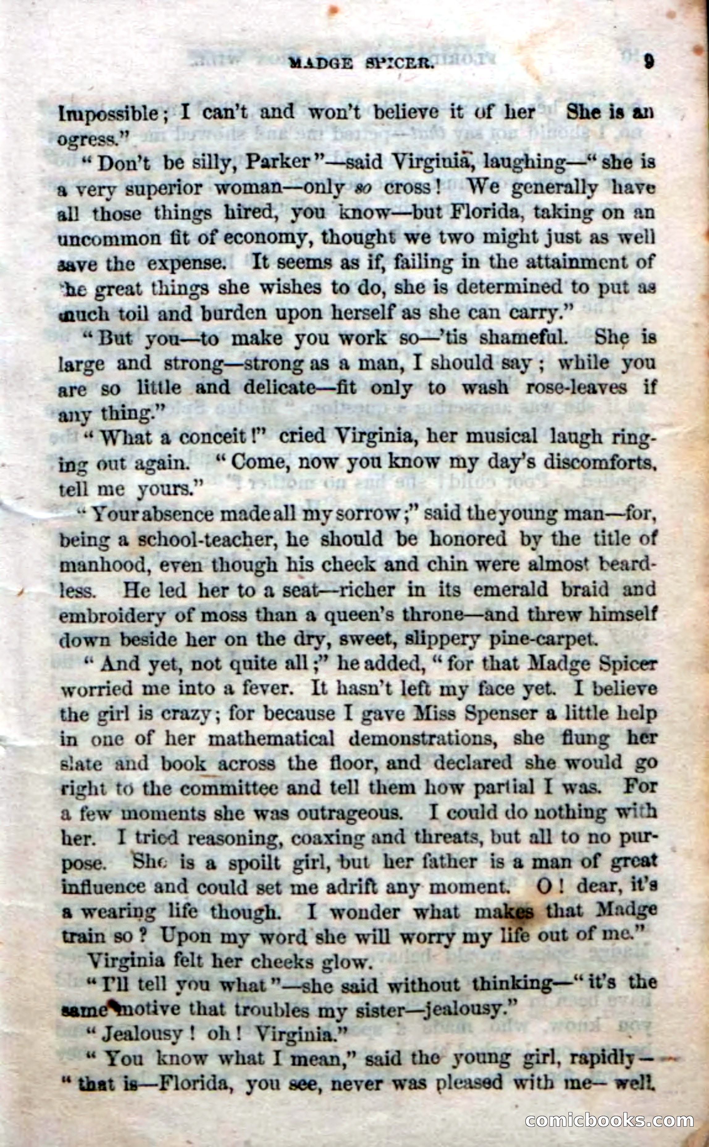 Beadle's Dime Novels No. 20: Florida; or, The Iron Will — page 11 of 130